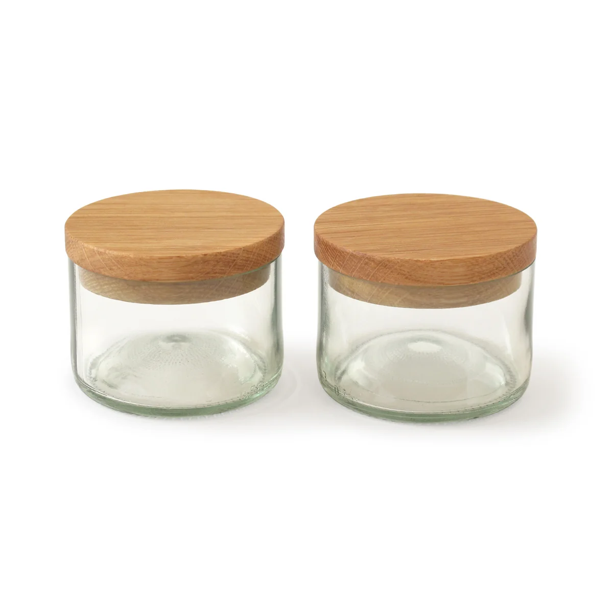 side by side - Pots à sel et épices (lot de 2), chêne/verre side by side - Pots à sel et épices (lot de 2), chêne/verre
