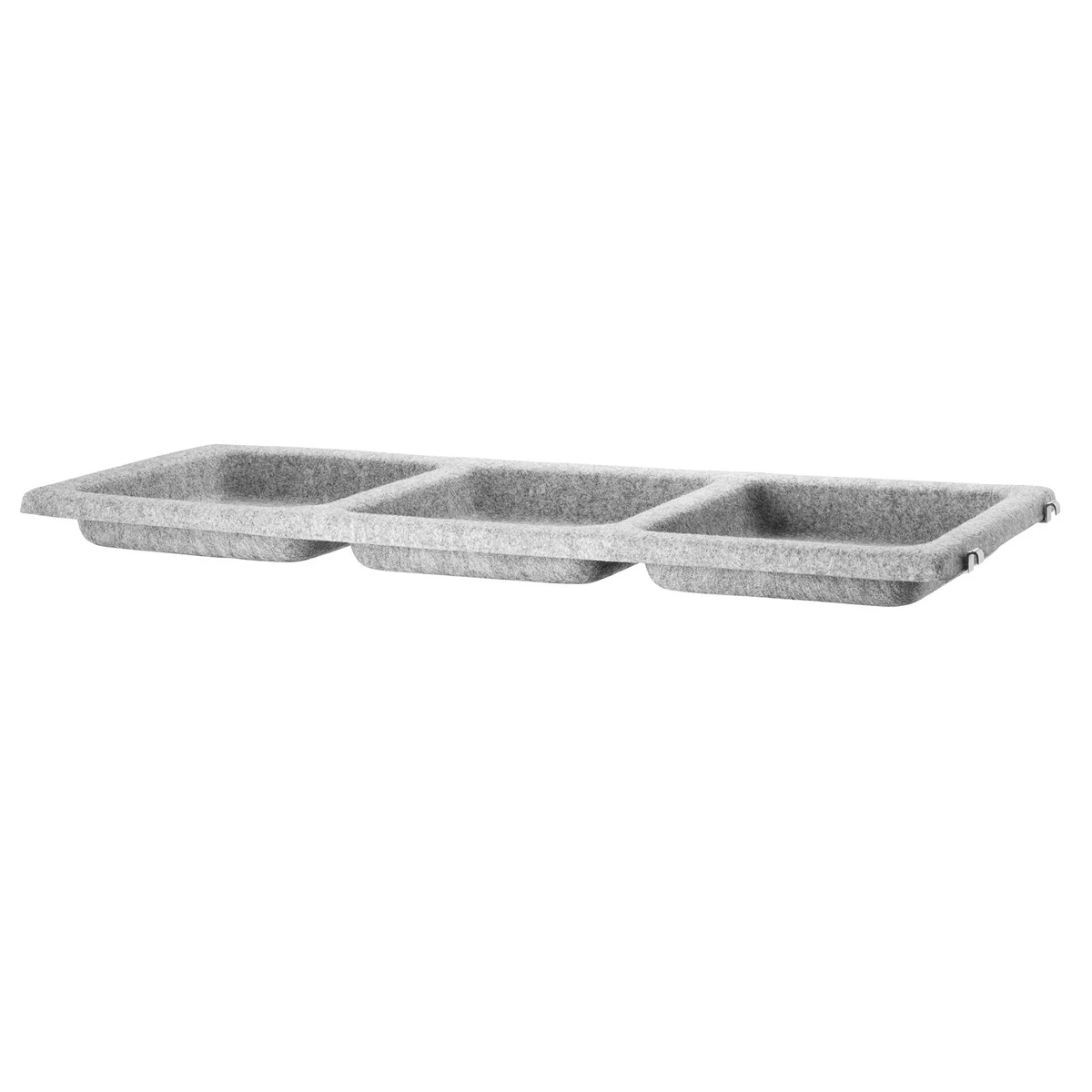 String - Insert de rangement en feutre, gris clair String - Insert de rangement en feutre, gris clair