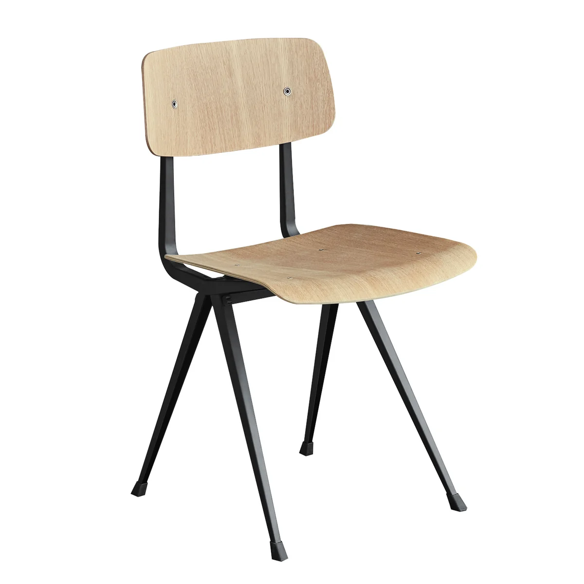 HAY - Result Chaise, chêne mat / noir HAY - Result Chaise, chêne mat / noir