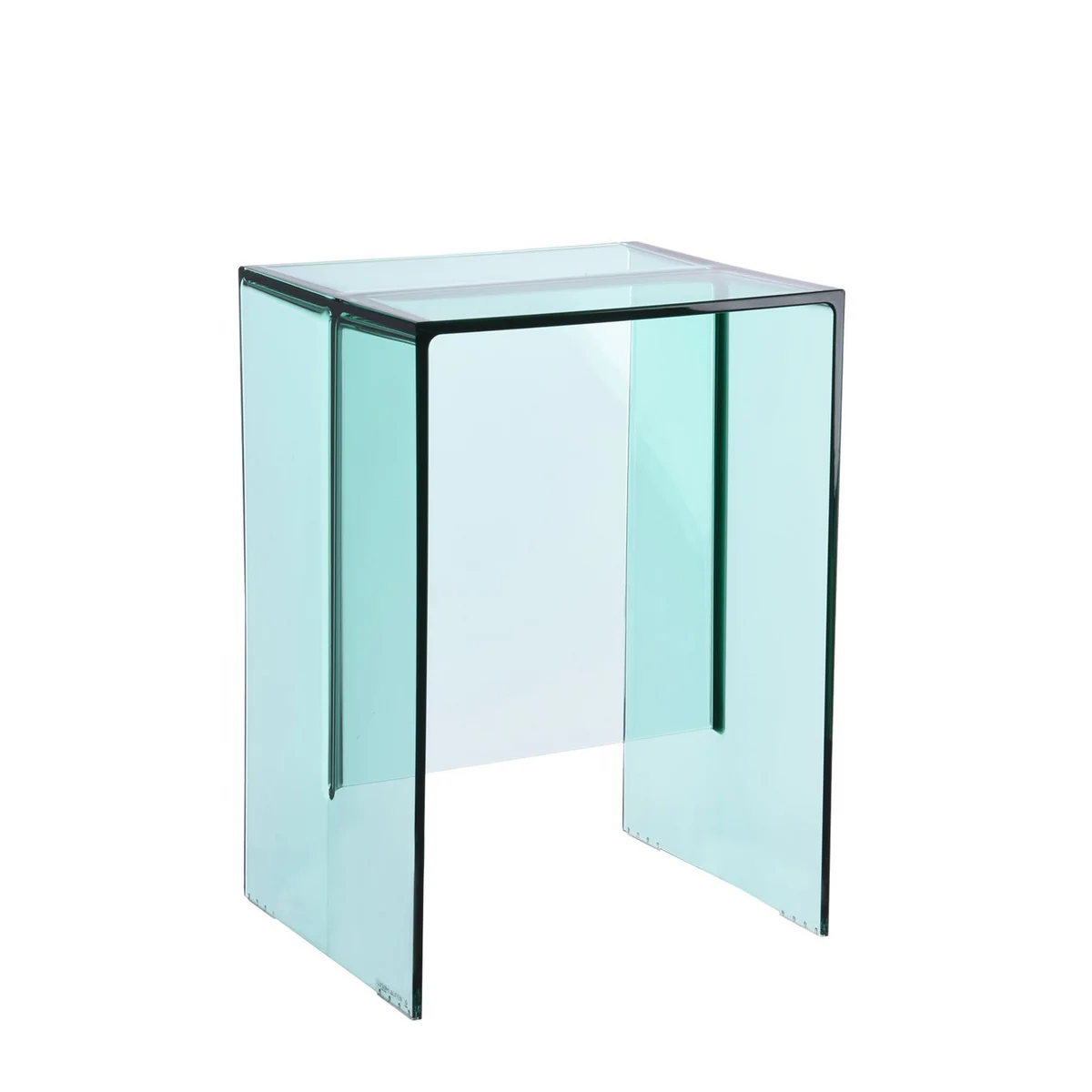 Kartell - Tabouret et table d'appoint Max-Beam, aigue-marine Kartell - Tabouret et table d'appoint Max-Beam, aigue-marine
