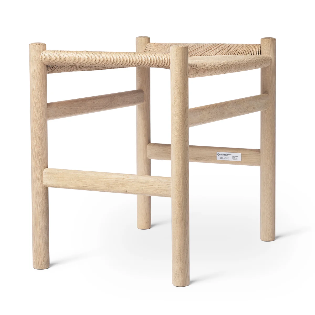 Carl Hansen - CH53 Tabouret H39 cm, chêne savonné / naturel Carl Hansen - CH53 Tabouret H39 cm, chêne savonné / naturel