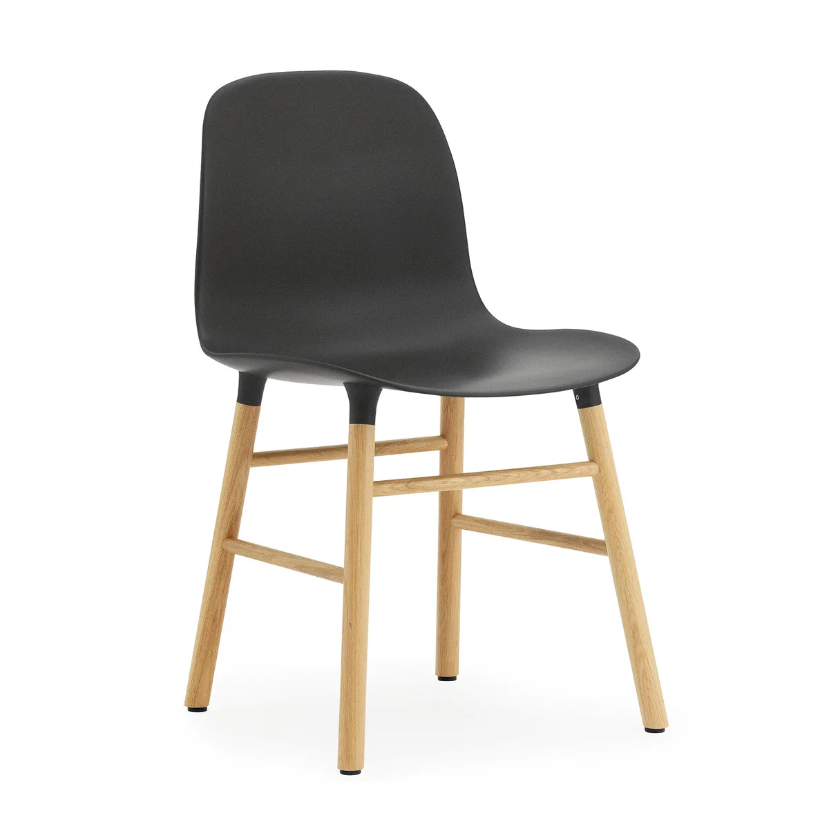 Normann Copenhagen - Chaise Form, piètement chêne / noir Normann Copenhagen - Chaise Form, piètement chêne / noir