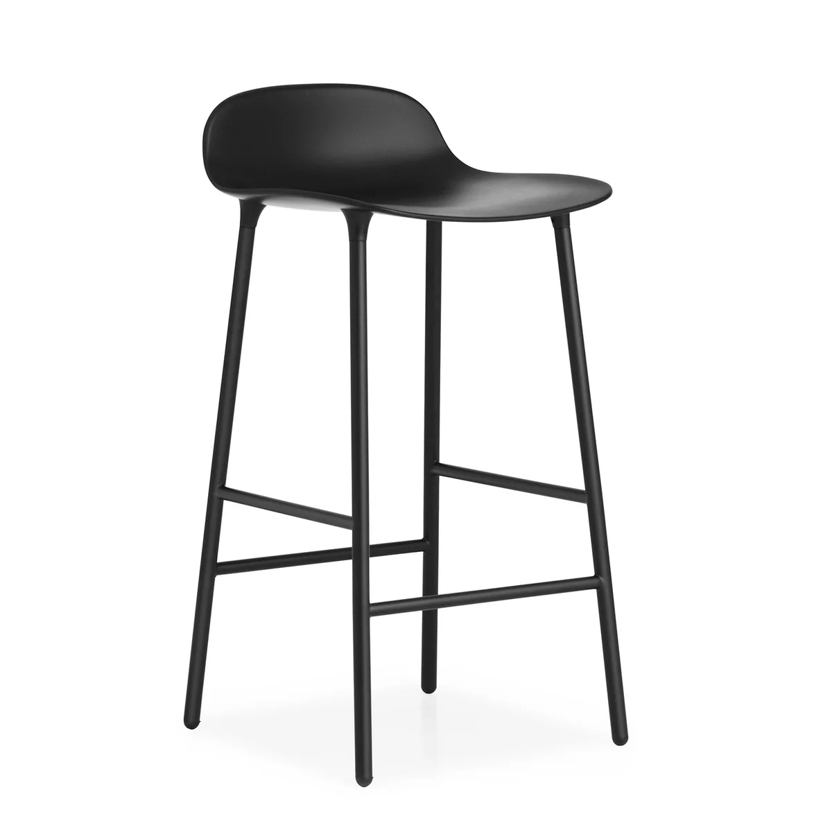 Normann Copenhagen - Form Tabouret de bar H 65 cm, noir Normann Copenhagen - Form Tabouret de bar H 65 cm, noir