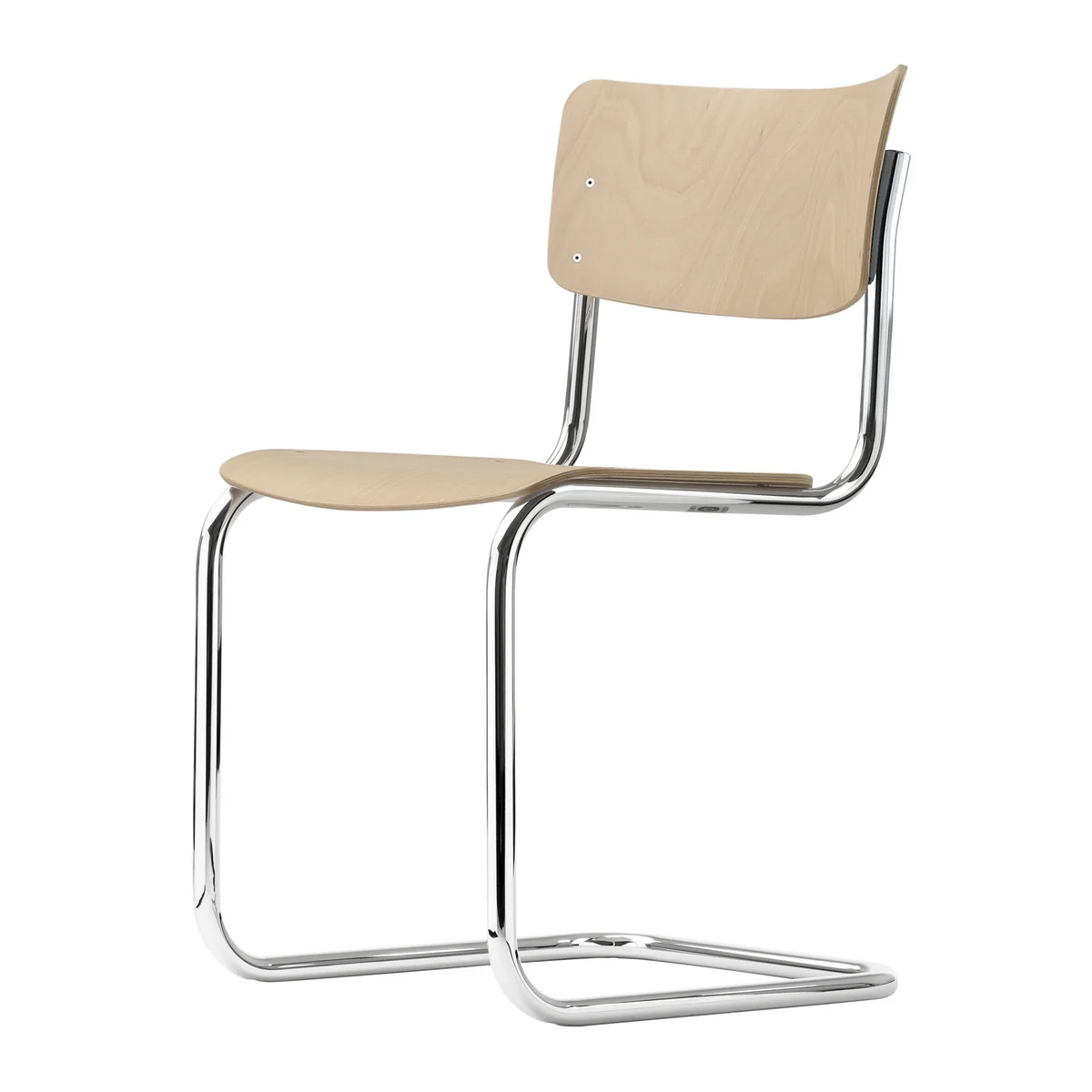 Thonet - S 43 Chaise, chrome / hêtre naturel (TP 17) Thonet - S 43 Chaise, chrome / hêtre naturel (TP 17)