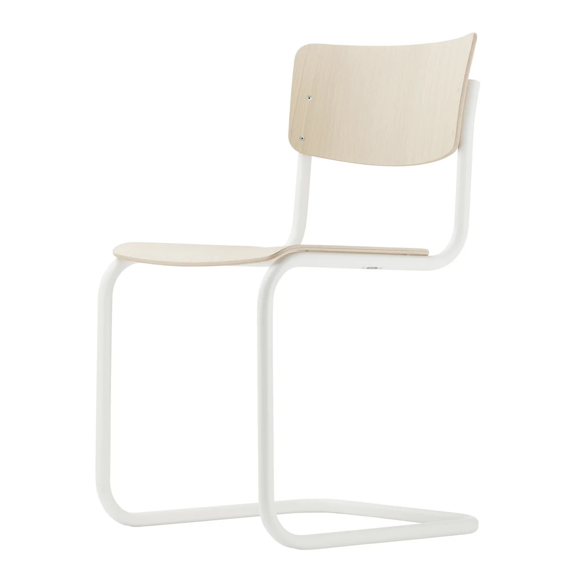 Thonet - S 43 Chaise, blanc / hêtre clair (TP 107) Thonet - S 43 Chaise, blanc / hêtre clair (TP 107)