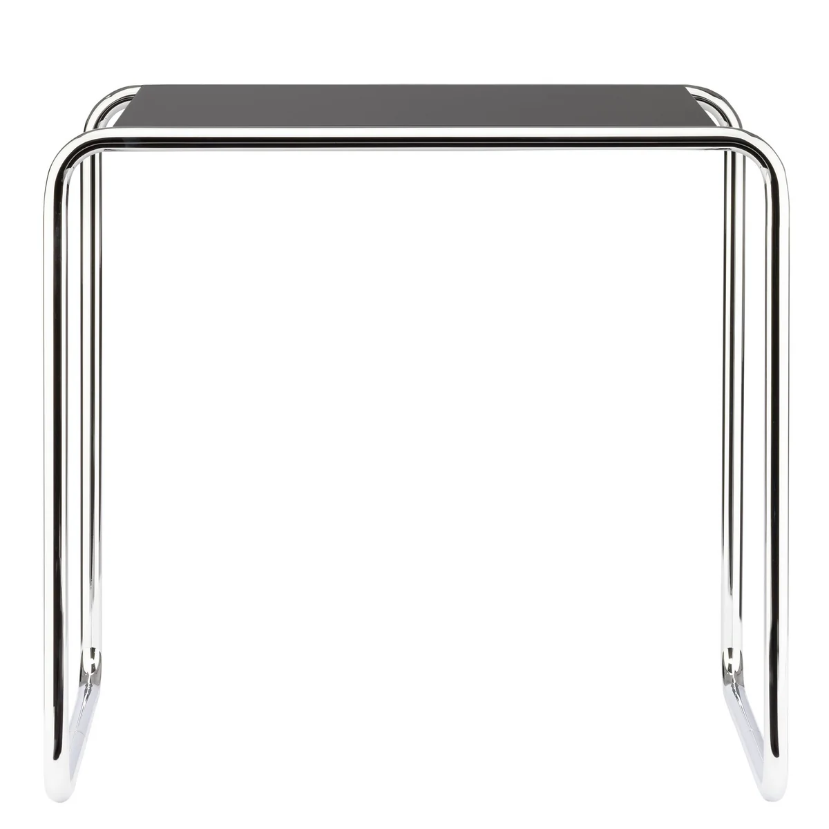 Thonet - B 9 c Table d'ensemble, chrome / noir profond (RAL 9005)