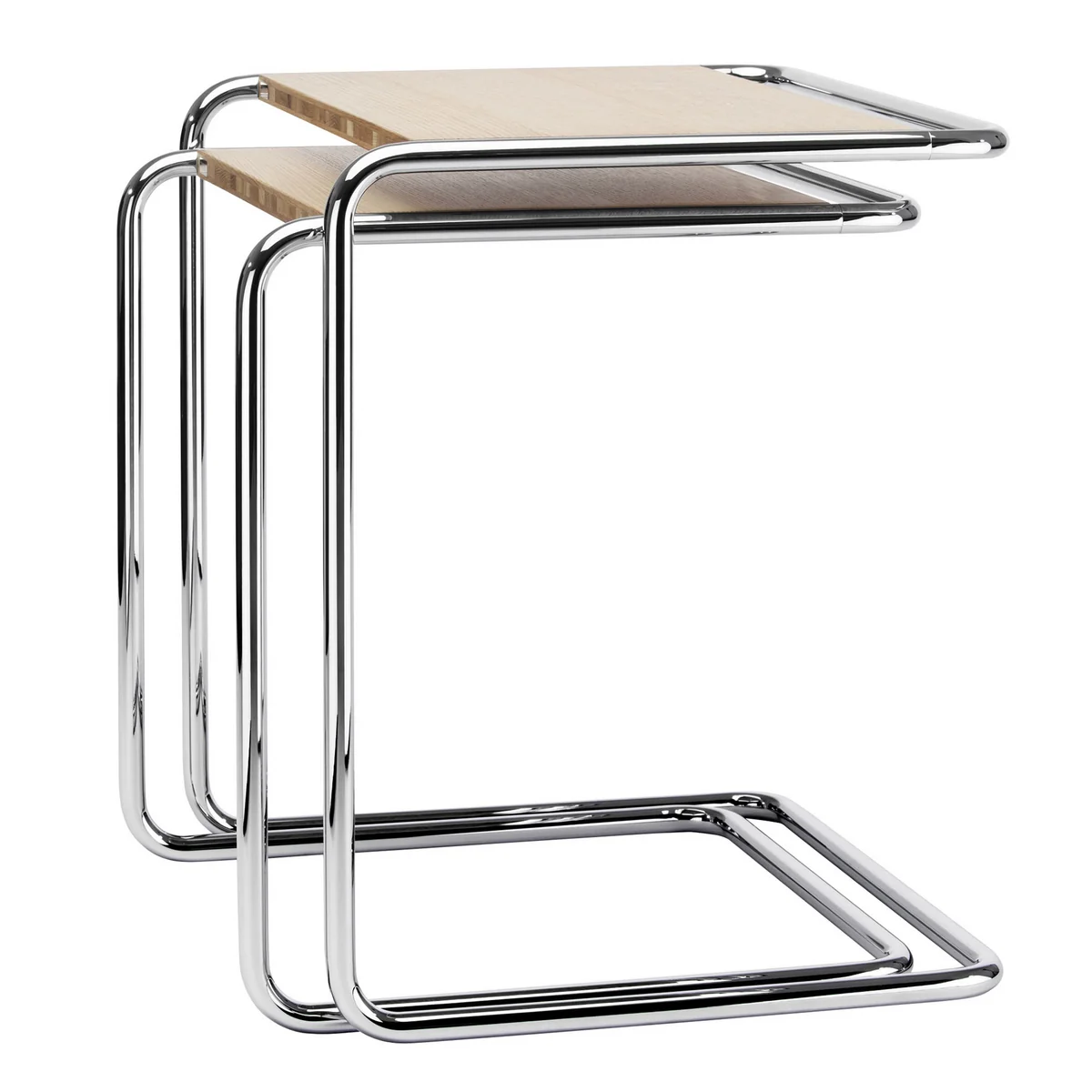 Thonet - B 97 Set de table d'ensemble, chrome / chêne huilé (Pure Materials) Thonet - B 97 Set de table d'ensemble, chrome / chêne huilé (Pure Materials)