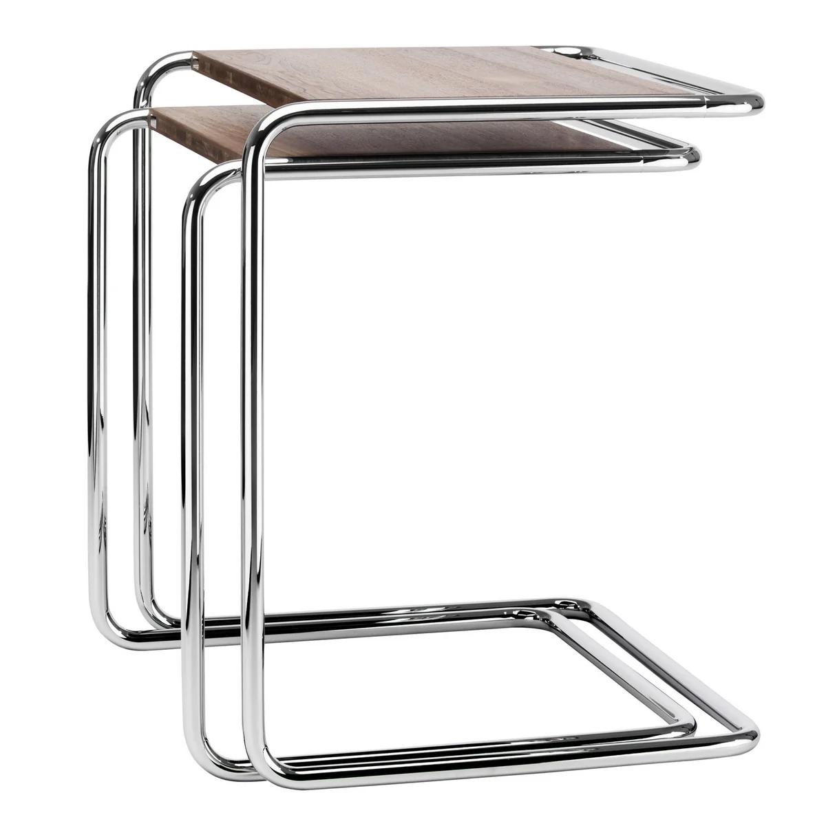 Thonet - B 97 Set de table d'ensemble, chrome / noyer huilé (Pure Materials) Thonet - B 97 Set de table d'ensemble, chrome / noyer huilé (Pure Materials)