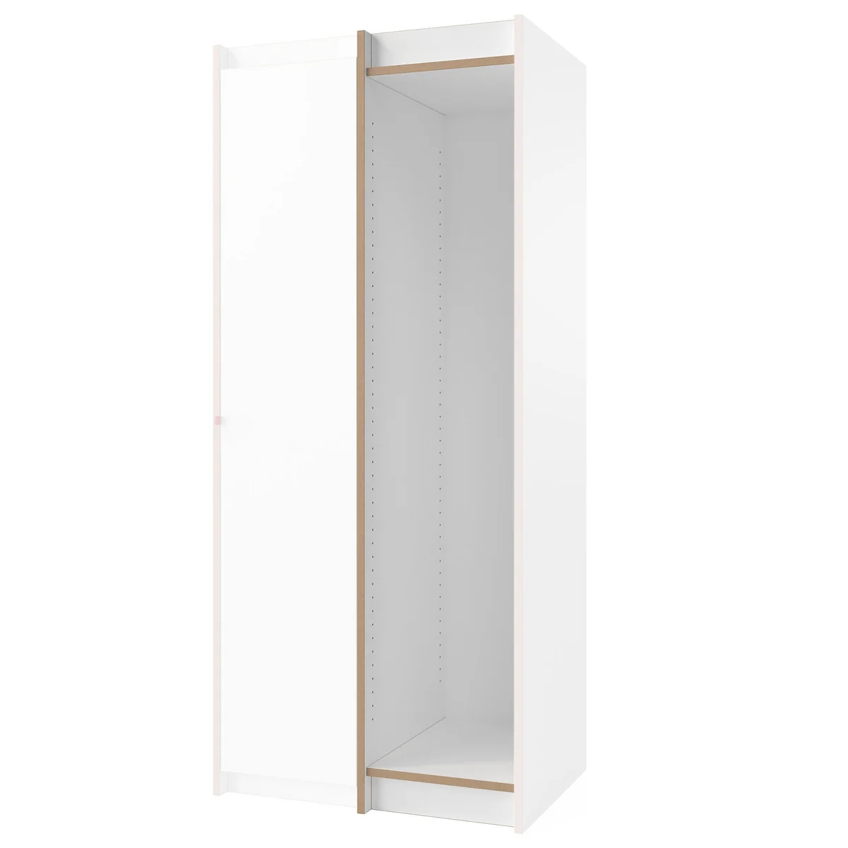 Tojo - Armoire Debout, module annexe, blanc Tojo - Armoire Debout, module annexe, blanc
