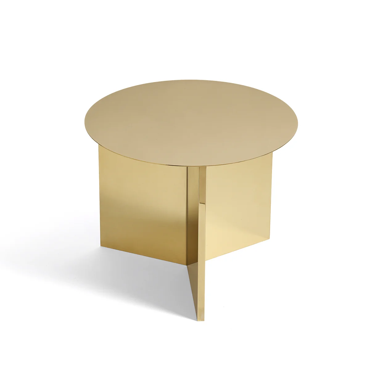 HAY - Slit Table Round Ø 45 x H 3 5. 5 cm, laiton HAY - Slit Table Round Ø 45 x H 3 5. 5 cm, laiton