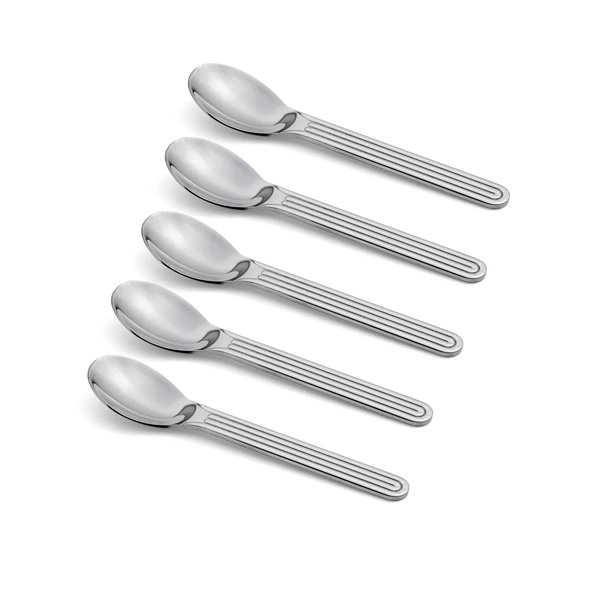 HAY - Sunday Cutlery Set de cuillères à café, acier inoxydable (5 pièces) HAY - Sunday Cutlery Set de cuillères à café, acier inoxydable (5 pièces)