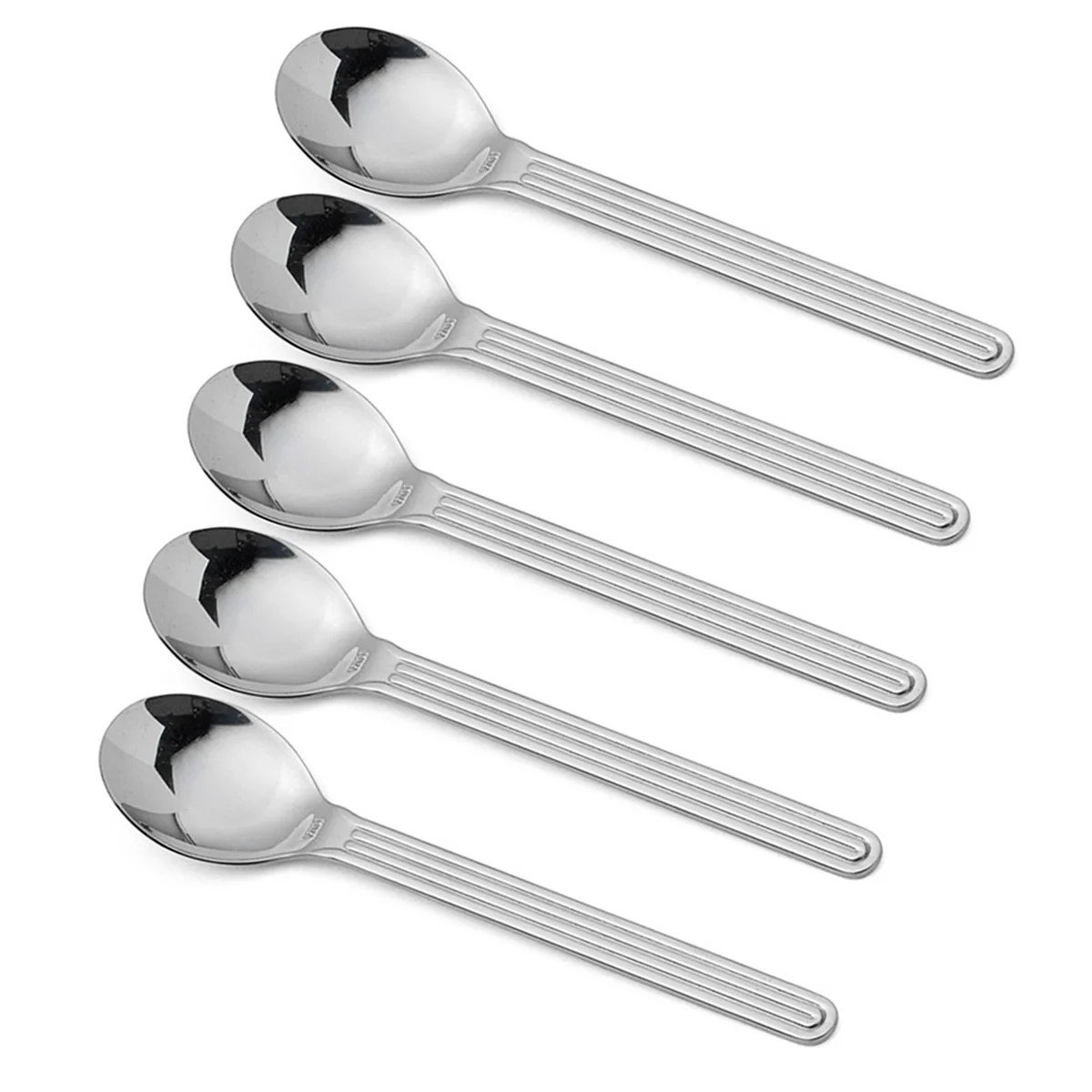 HAY - Sunday Cutlery Set de cuillères, acier inoxydable (5 pièces) HAY - Sunday Cutlery Set de cuillères, acier inoxydable (5 pièces)
