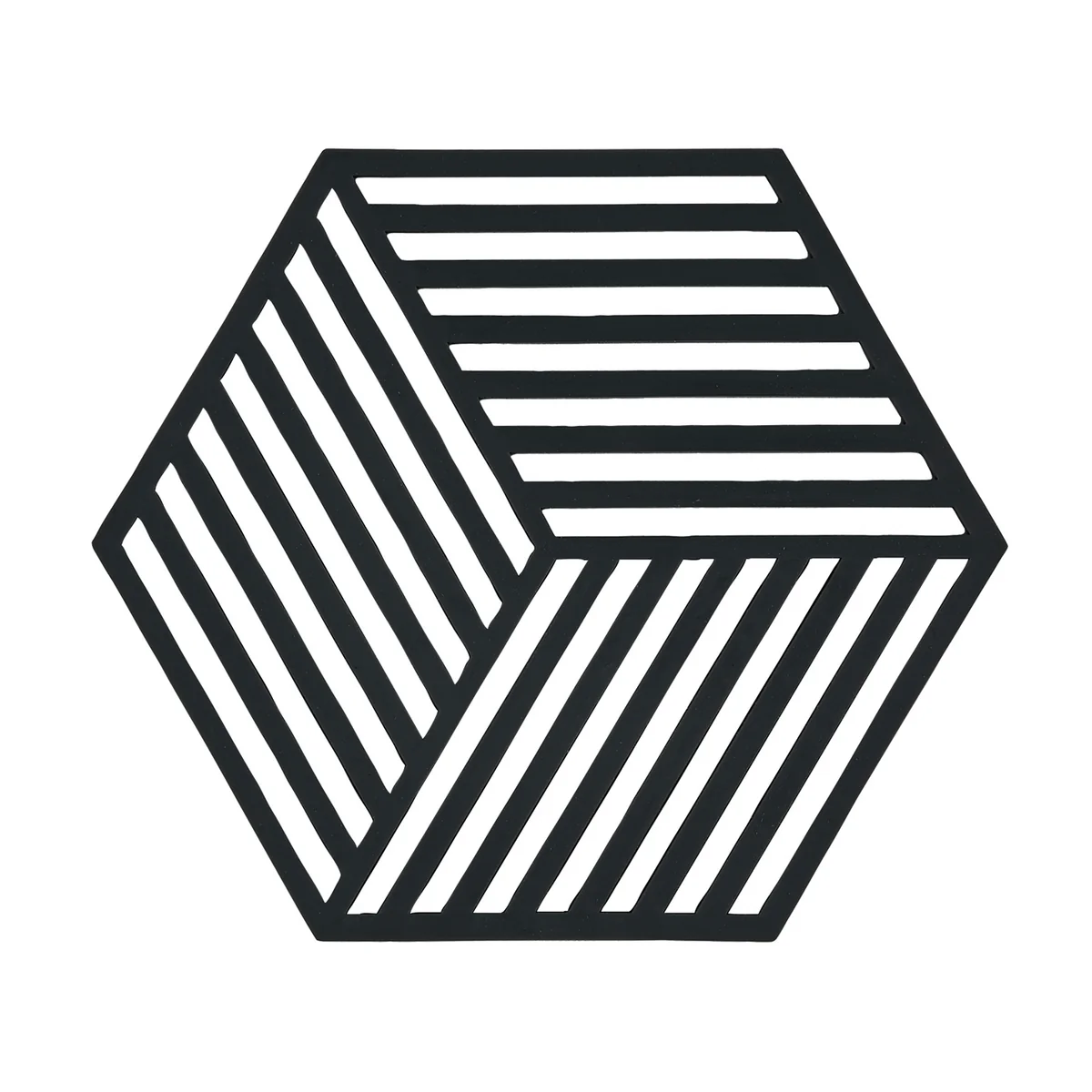 Zone Denmark - Hexagon Dessous de verre, noir Zone Denmark - Hexagon Dessous de verre, noir