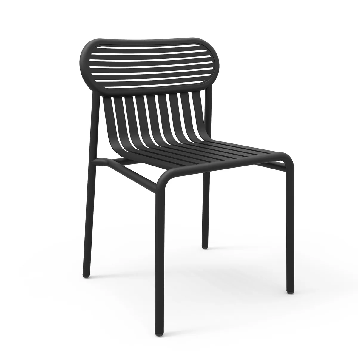 Petite Friture - Week-End Outdoor Chaise, noir (RAL 9005) Petite Friture - Week-End Outdoor Chaise, noir (RAL 9005)