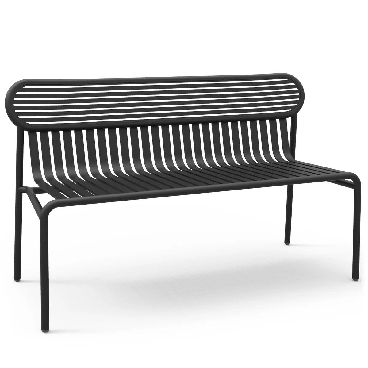 Petite Friture - Week-End Banc, noir (RAL 9005) Petite Friture - Week-End Banc, noir (RAL 9005)