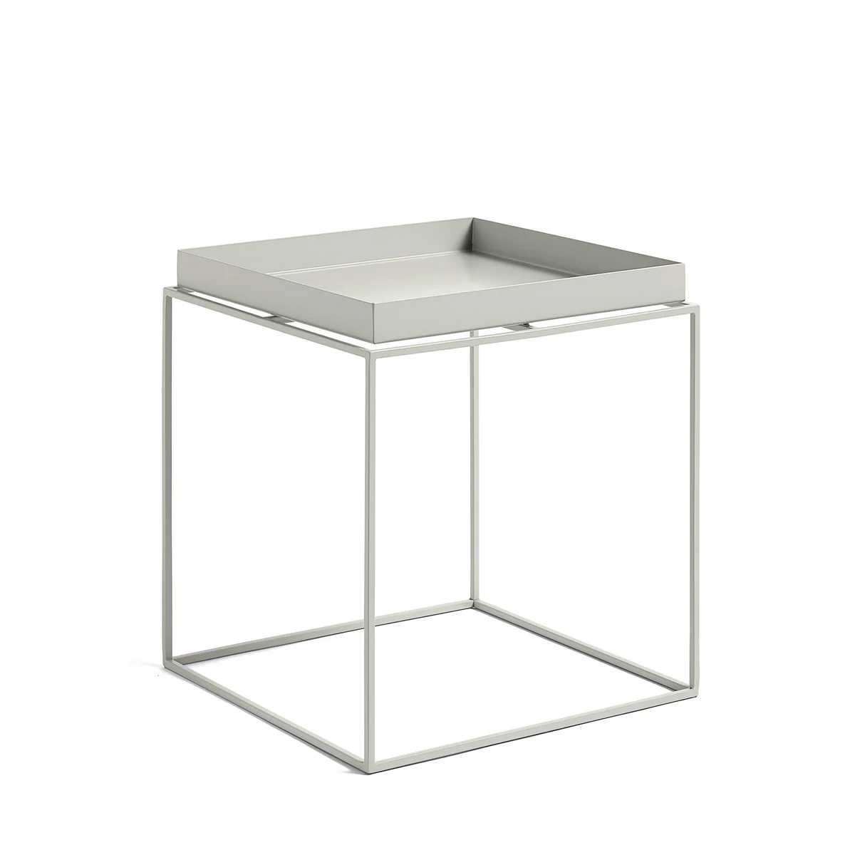 HAY - Tray table quarante par quarante centimètres, warm grey HAY - Tray table quarante par quarante centimètres, warm grey