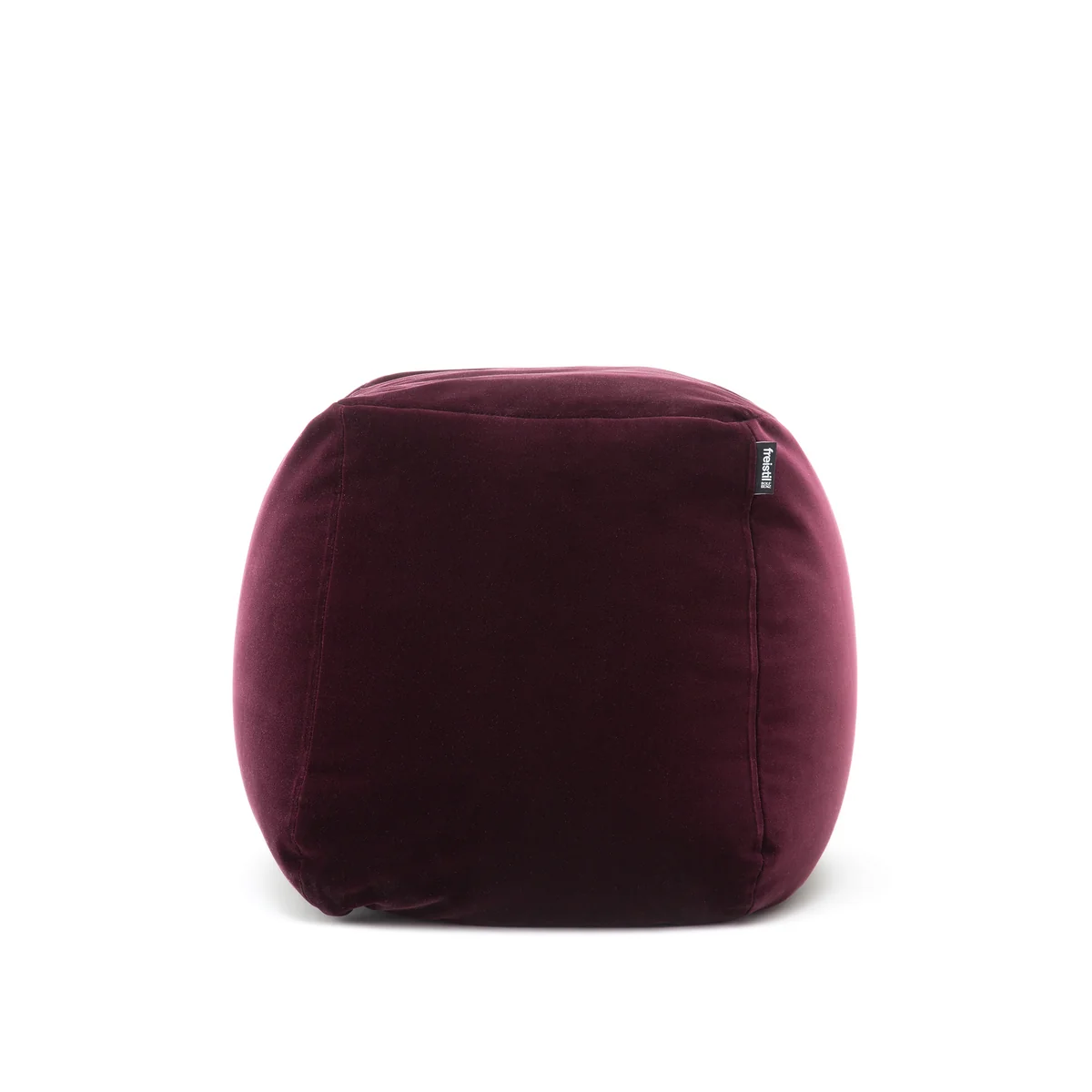 freistil - 173 Pouf, Ø 55 cm, noir-rouge (6085) freistil - 173 Pouf, Ø 55 cm, noir-rouge (6085)