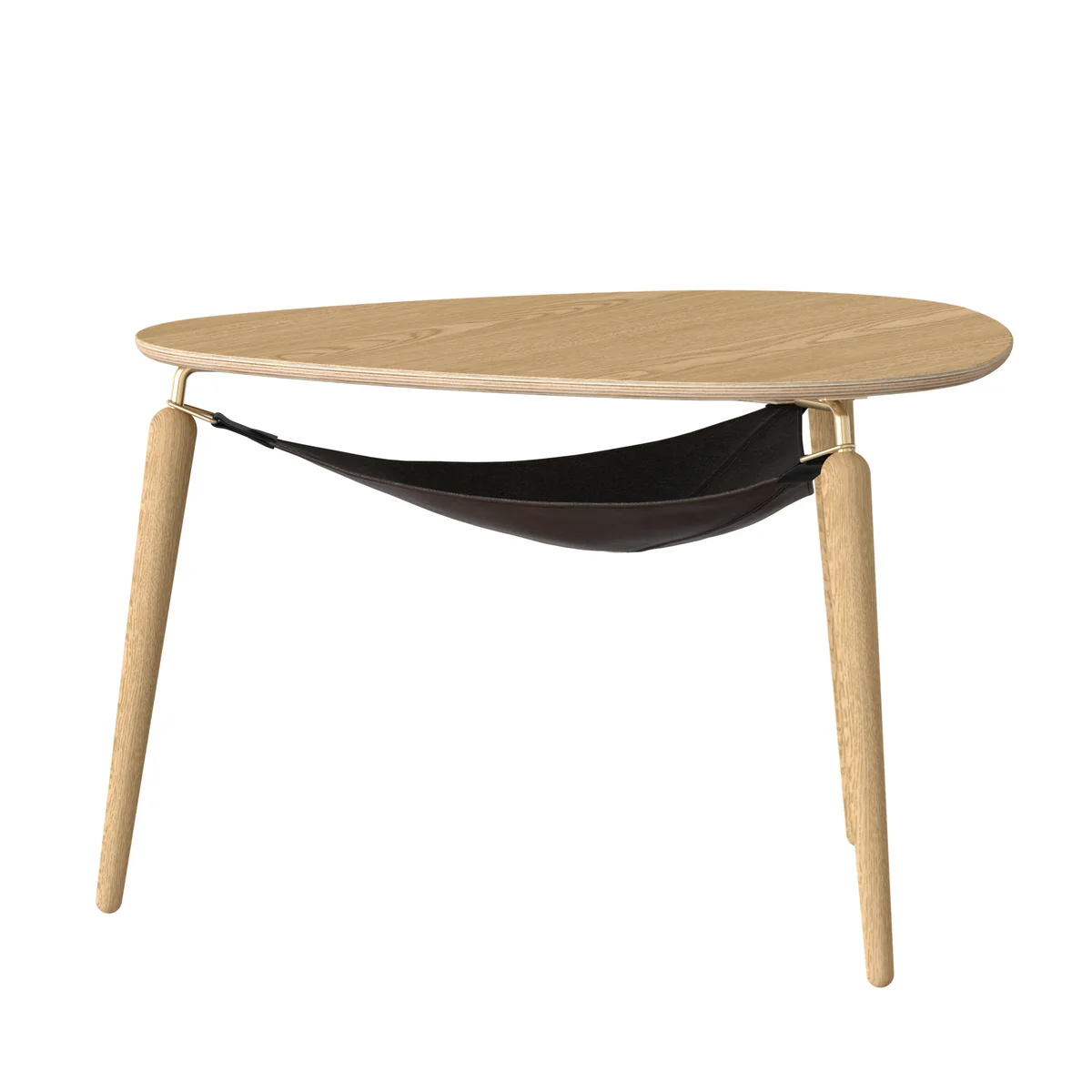 UMAGE - Hang Out Table basse, chêne naturel / laiton UMAGE - Hang Out Table basse, chêne naturel / laiton