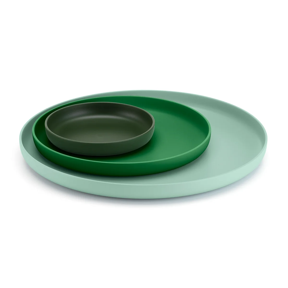 Vitra - Trays, vert (lot de 3) Vitra - Trays, vert (lot de 3)