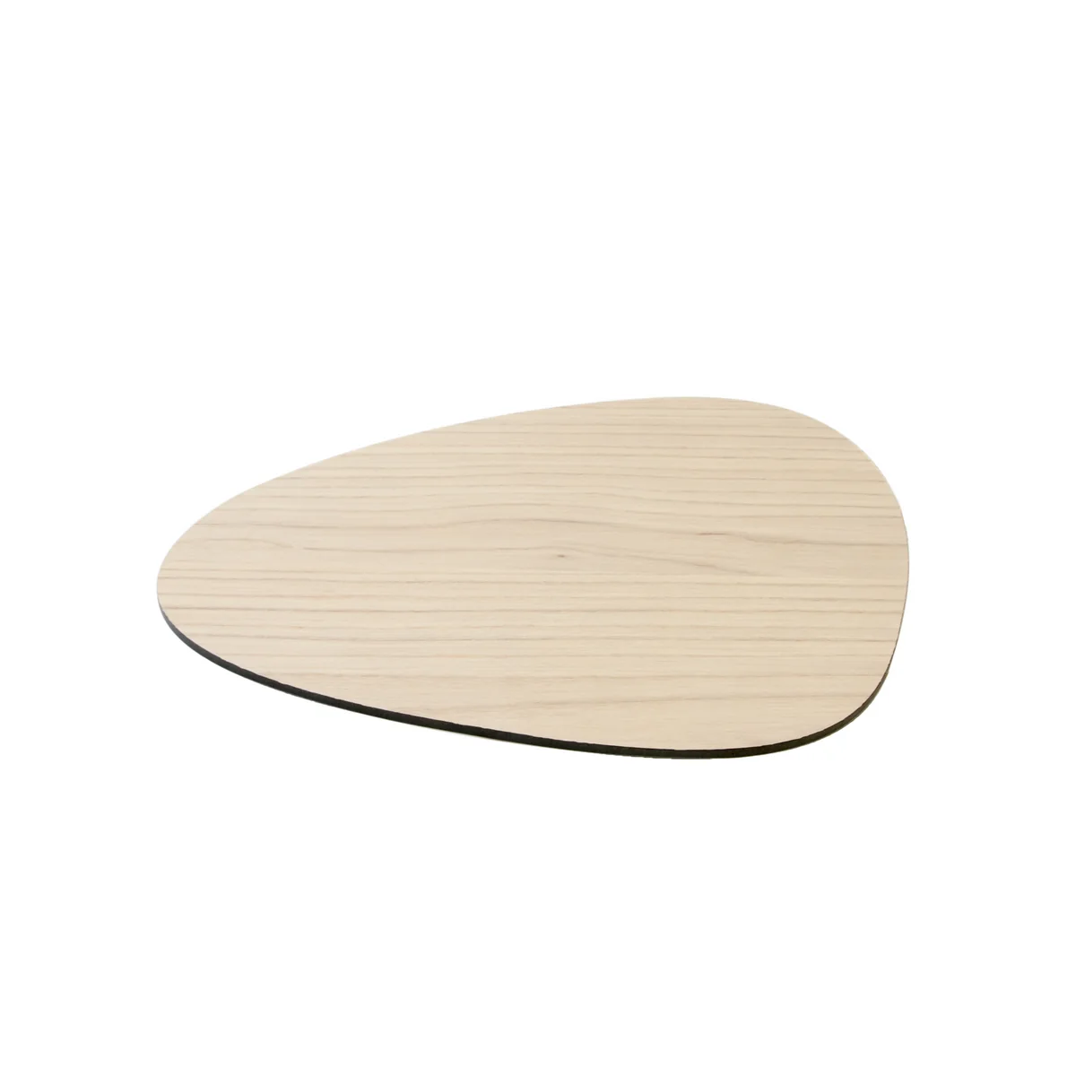 Lind DNA - Cut & Serve Planche à découper Curve S, 25 x 21 cm, cendre