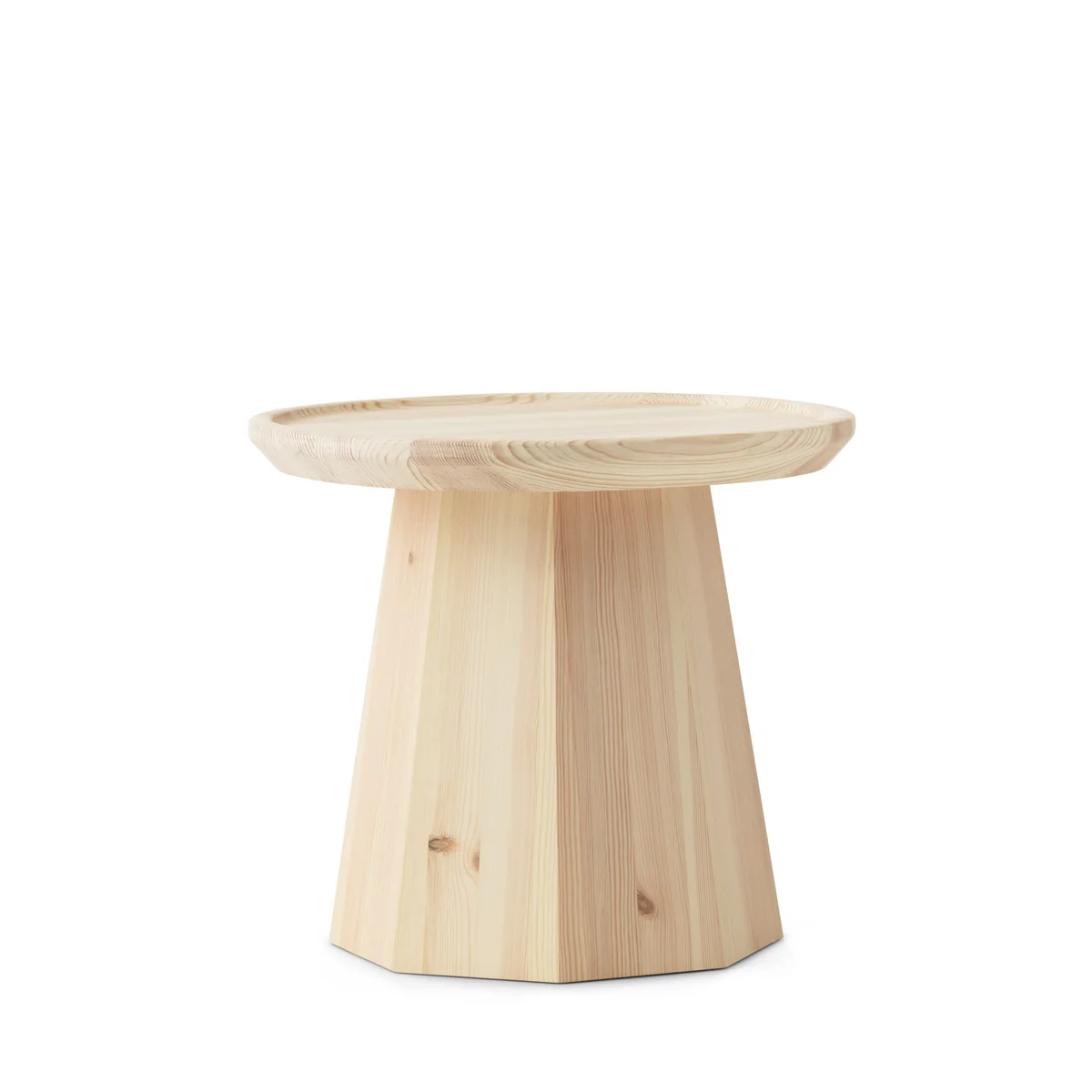 Normann Copenhagen - Pine Table d'appoint, Ø 45 x H 40,6 cm, nature
