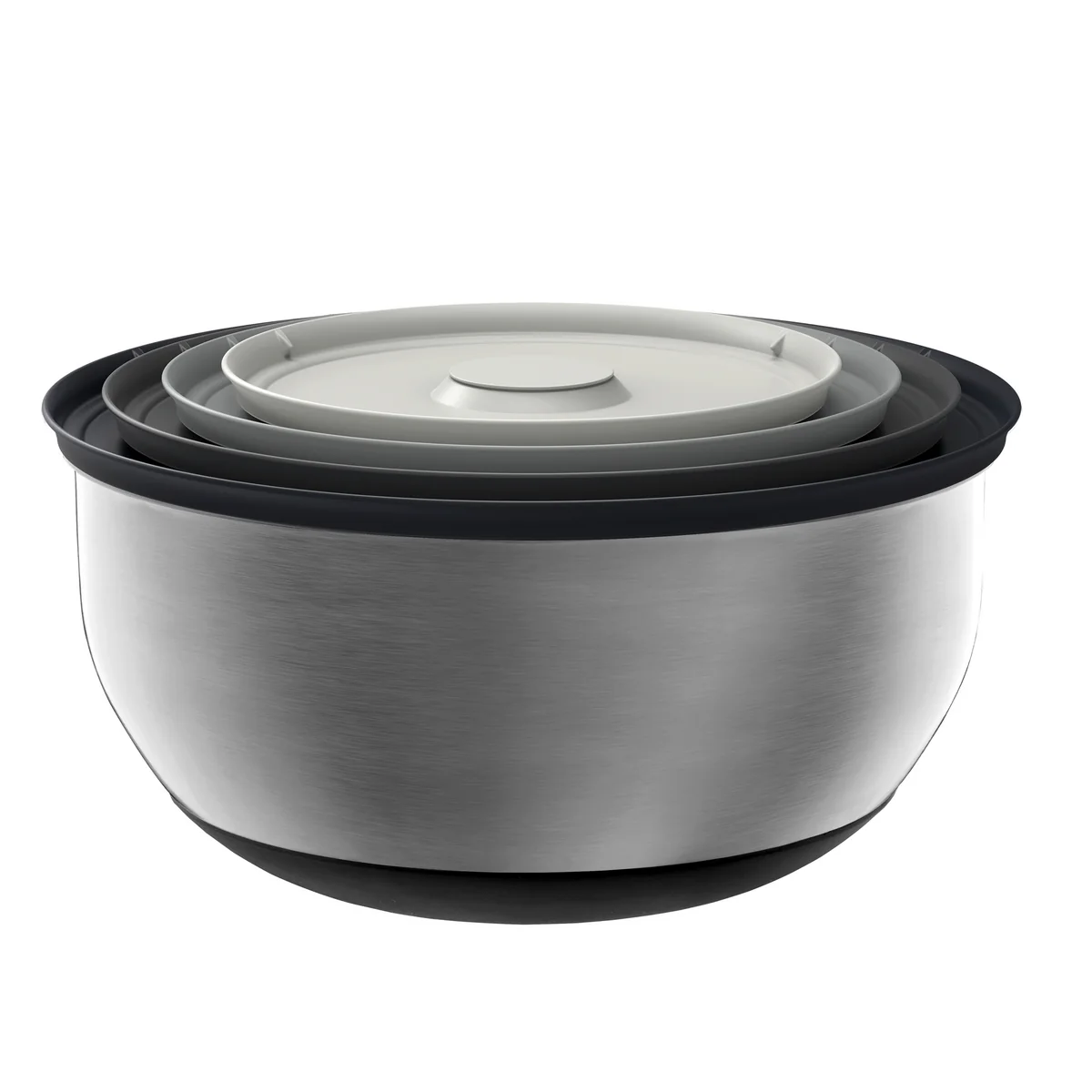 Joseph Joseph - Nest Prep & Store 100 Ensemble de bols (4 pièces), Acier inoxydable / noir Joseph Joseph - Nest Prep & Store 100 Ensemble de bols (4 pièces), Acier inoxydable / noir