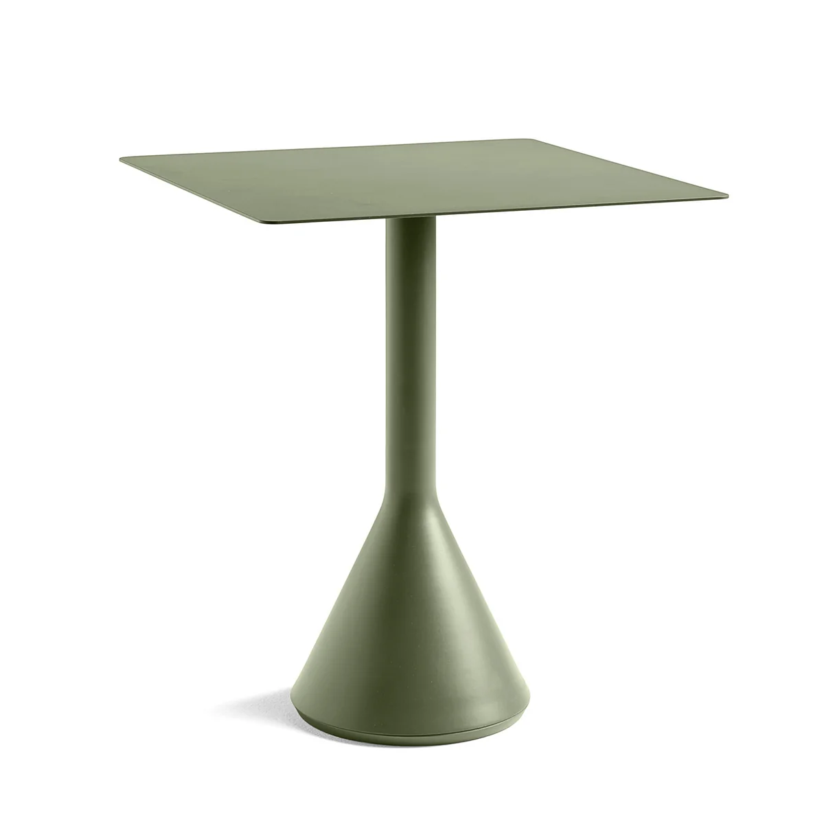 HAY - Palissade Cone Table de bistrot 65 x 65 cm, H 74 cm, olive