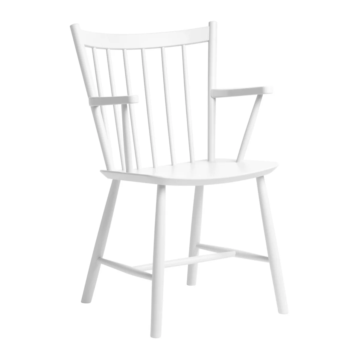 HAY - J42 Chaise avec accoudoirs, blanc HAY - J42 Chaise avec accoudoirs, blanc