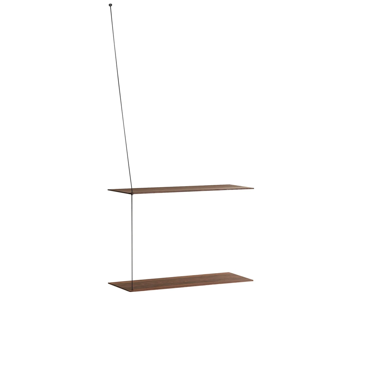 Woud - Etagère stedge murale 60 cm, chêne fumé Woud - Etagère stedge murale 60 cm, chêne fumé