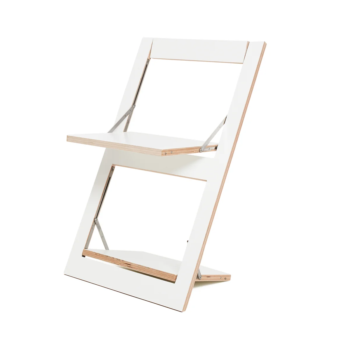 Ambivalenz - Fläpps Chaise pliante, blanc Ambivalenz - Fläpps Chaise pliante, blanc