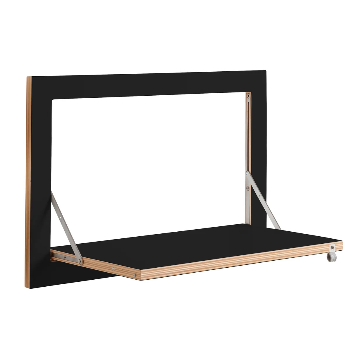 Ambivalenz - Fläpps Étagère, 1 étagère, 60 x 40 cm, noir Ambivalenz - Fläpps Étagère, 1 étagère, 60 x 40 cm, noir
