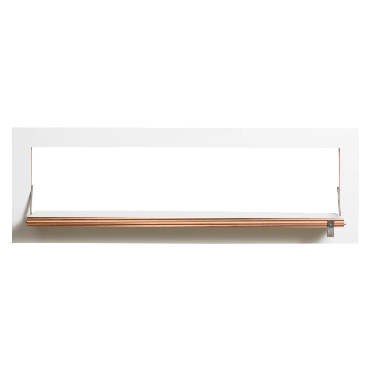 Ambivalenz - Fläpps Étagère, 1 étagère, 80 x 27 cm, blanc Ambivalenz - Fläpps Étagère, 1 étagère, 80 x 27 cm, blanc