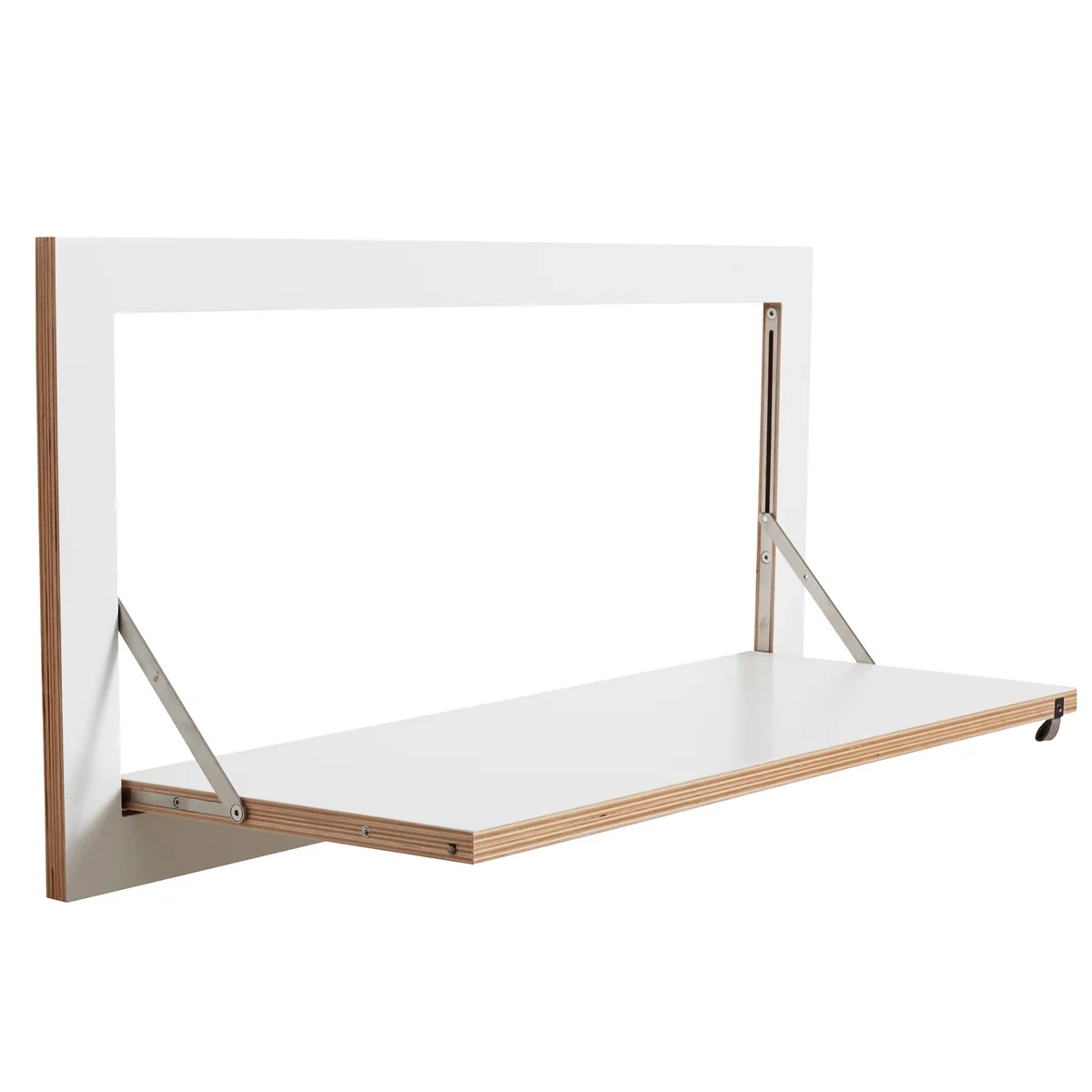 Ambivalenz - Fläpps Étagère, 1 étagère, 80 x 40 cm, blanc Ambivalenz - Fläpps Étagère, 1 étagère, 80 x 40 cm, blanc