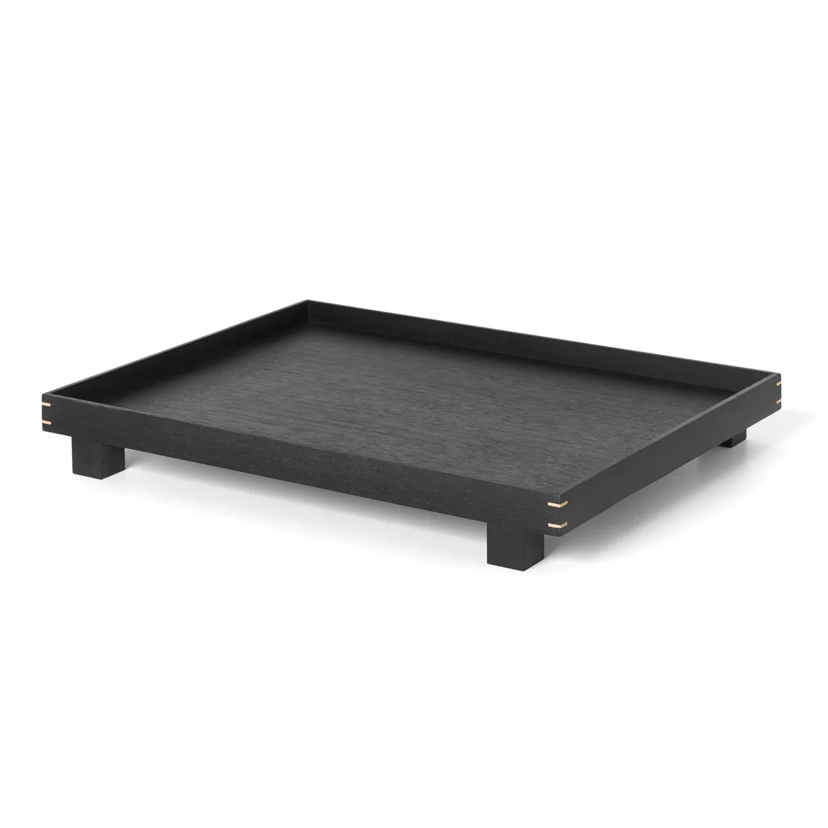 Ferm Living - Bon plateau en bois, grand / noir Ferm Living - Bon plateau en bois, grand / noir