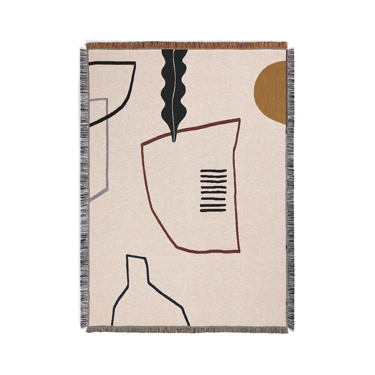 Ferm Living - Couverture Mirage, 120 x 170 cm, blanc cassé