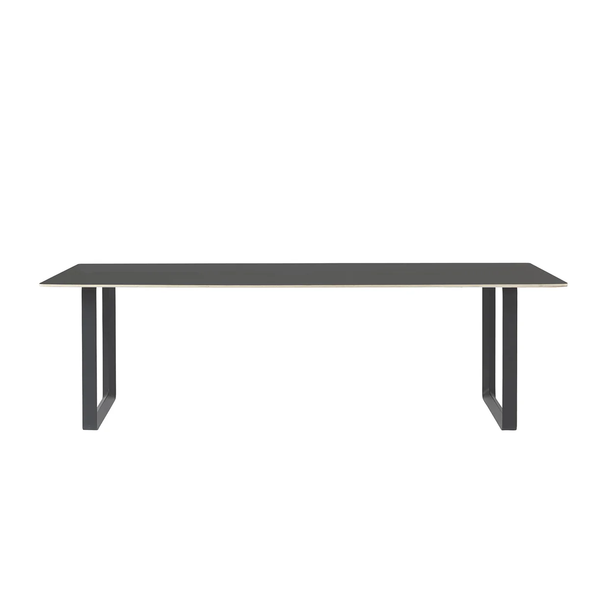 Muuto - 70/70 Table à manger, 255 x 108 cm, noir (linoléum) Muuto - 70/70 Table à manger, 255 x 108 cm, noir (linoléum)