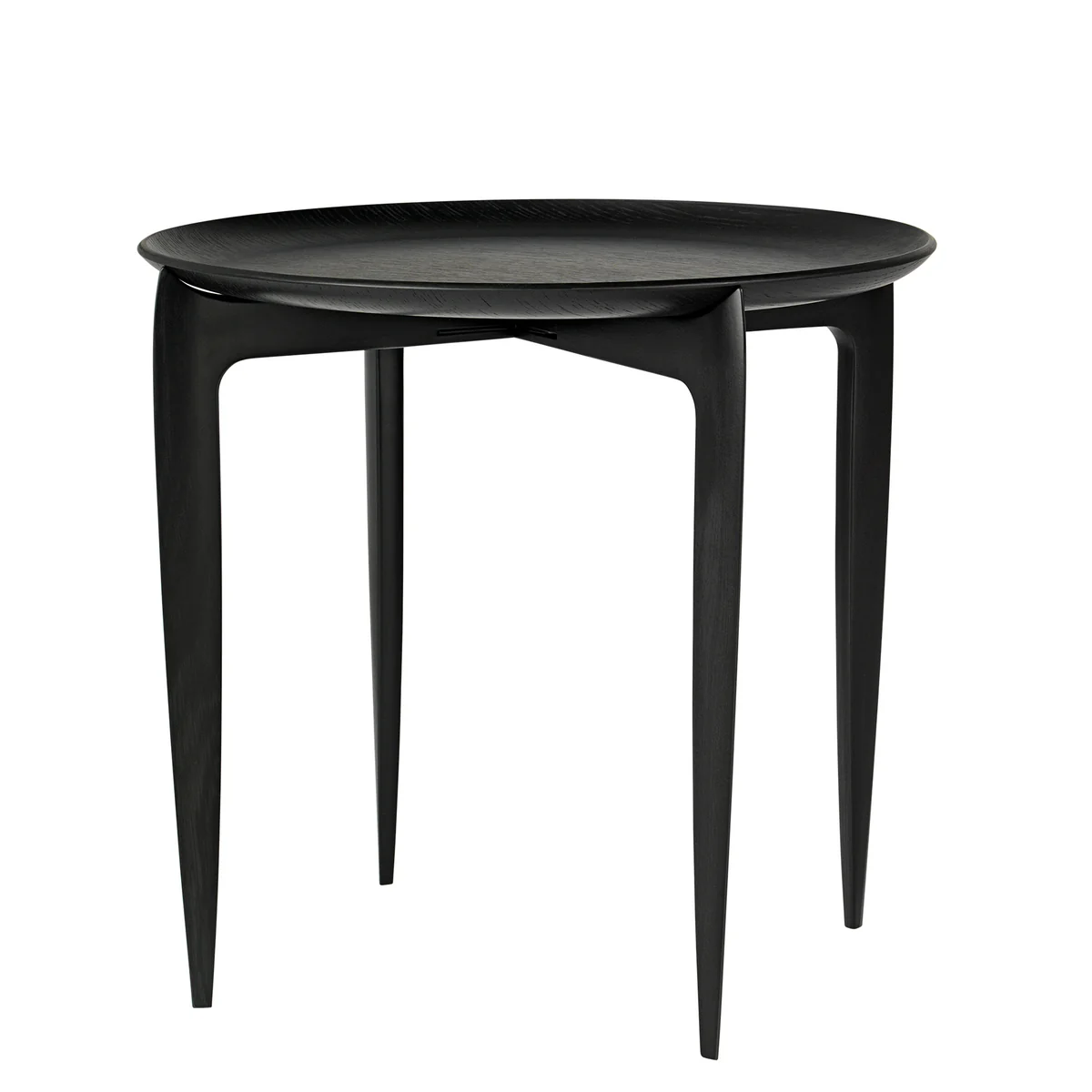 Fritz Hansen - Plateau Table d'appoint, Ø 45 x H 42 cm, noir Fritz Hansen - Plateau Table d'appoint, Ø 45 x H 42 cm, noir