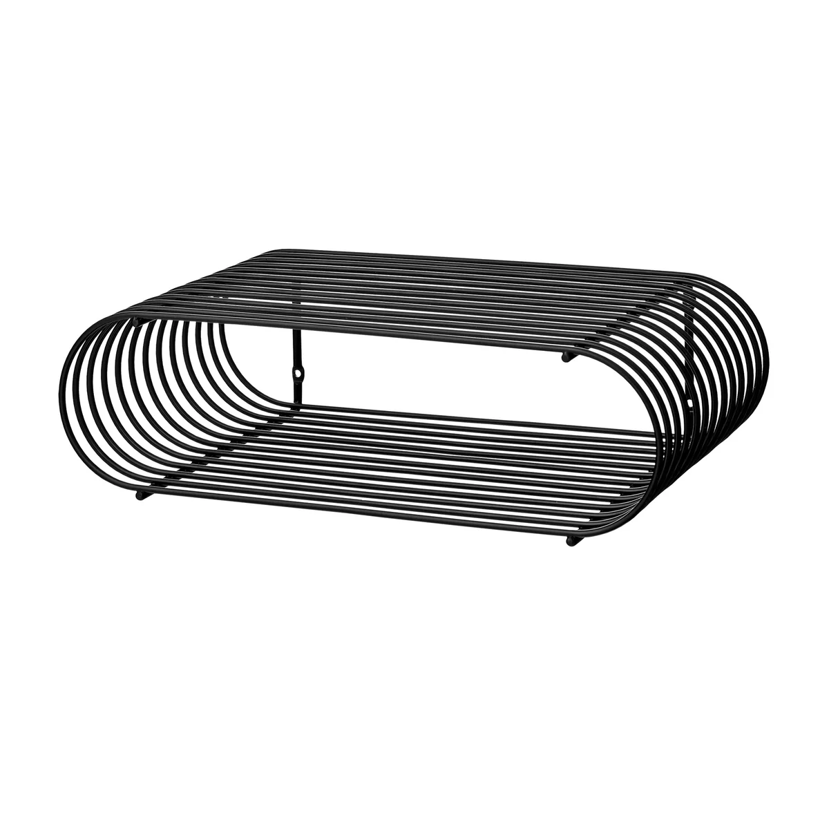 AYTM - Curva Étagère murale, 40,4 x 12 cm, noir AYTM - Curva Étagère murale, 40,4 x 12 cm, noir