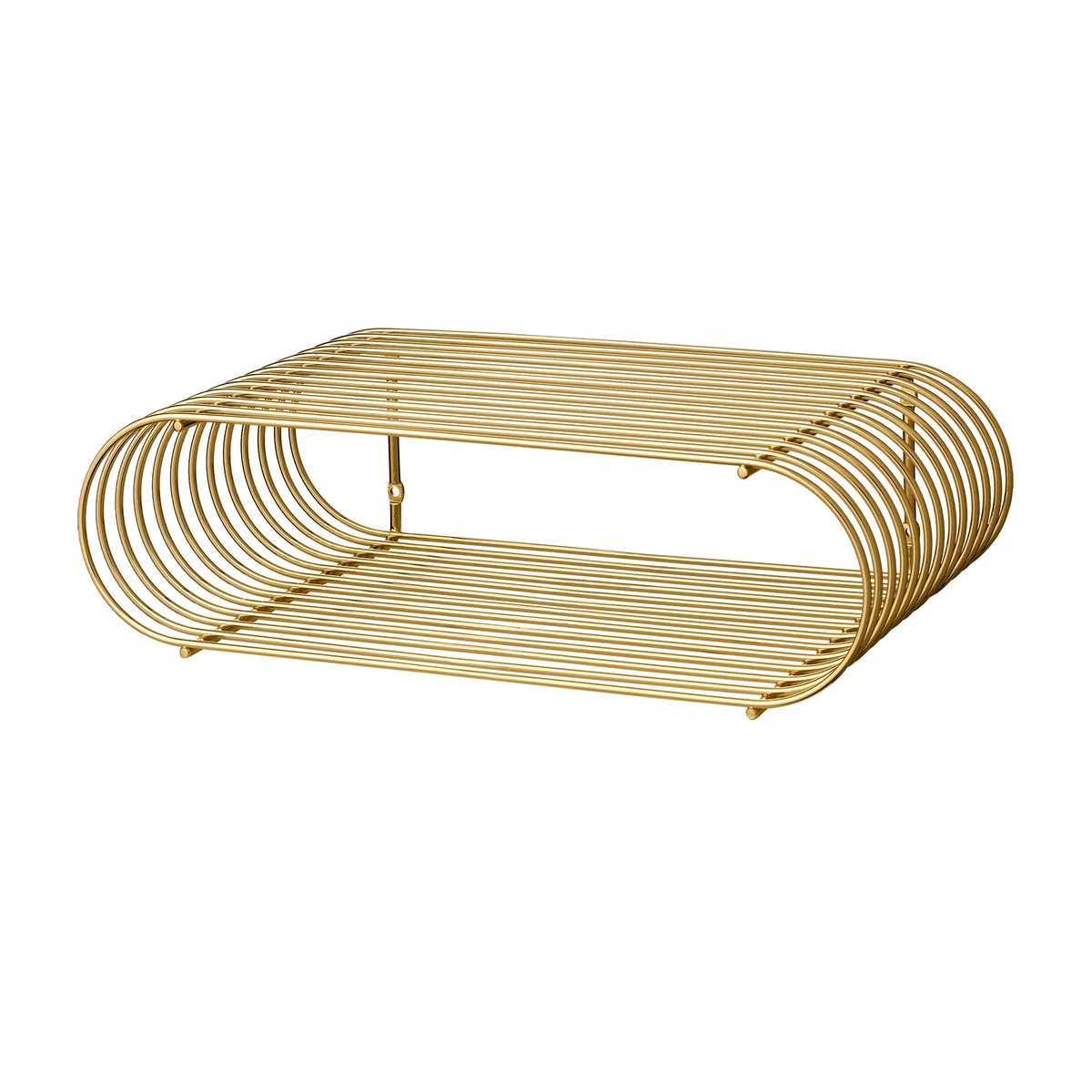 AYTM - Curva Étagère murale, 40,4 x 12 cm, or AYTM - Curva Étagère murale, 40,4 x 12 cm, or