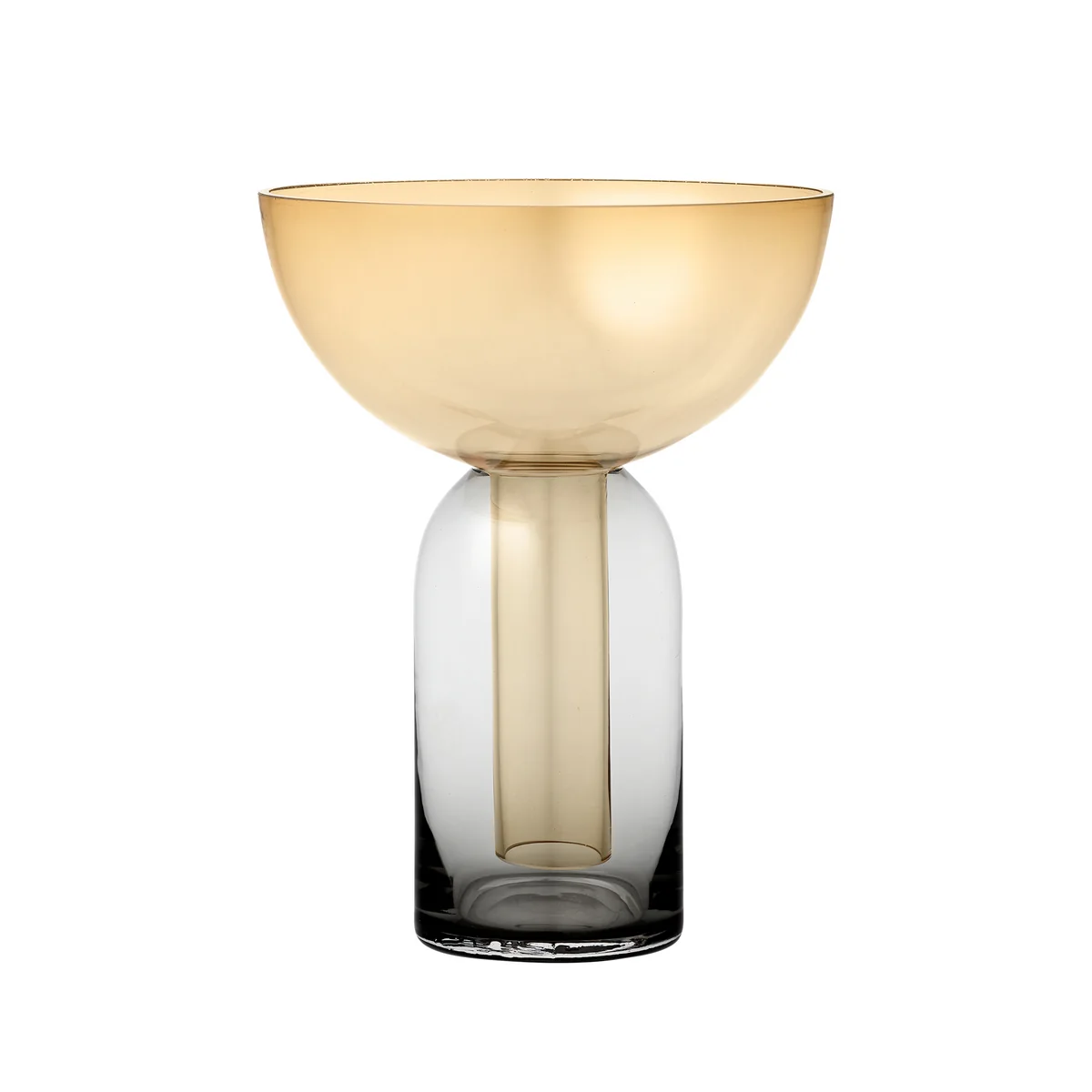 AYTM - Vase Torus, noir / ambre AYTM - Vase Torus, noir / ambre