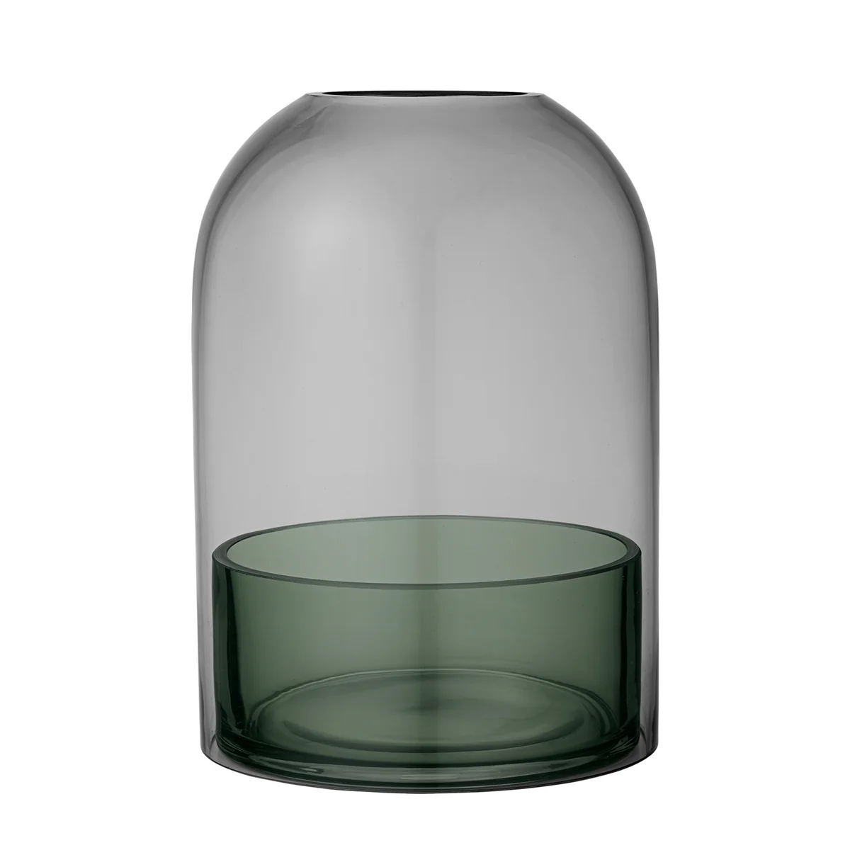 AYTM - Lanterne Tota, Ø 16,2 x H 23 cm, noir / forêt AYTM - Lanterne Tota, Ø 16,2 x H 23 cm, noir / forêt