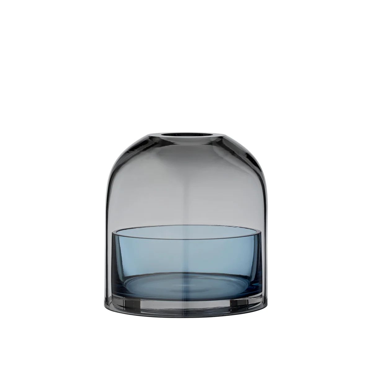 AYTM - Porte-bougie Tota, noir / marine AYTM - Porte-bougie Tota, noir / marine