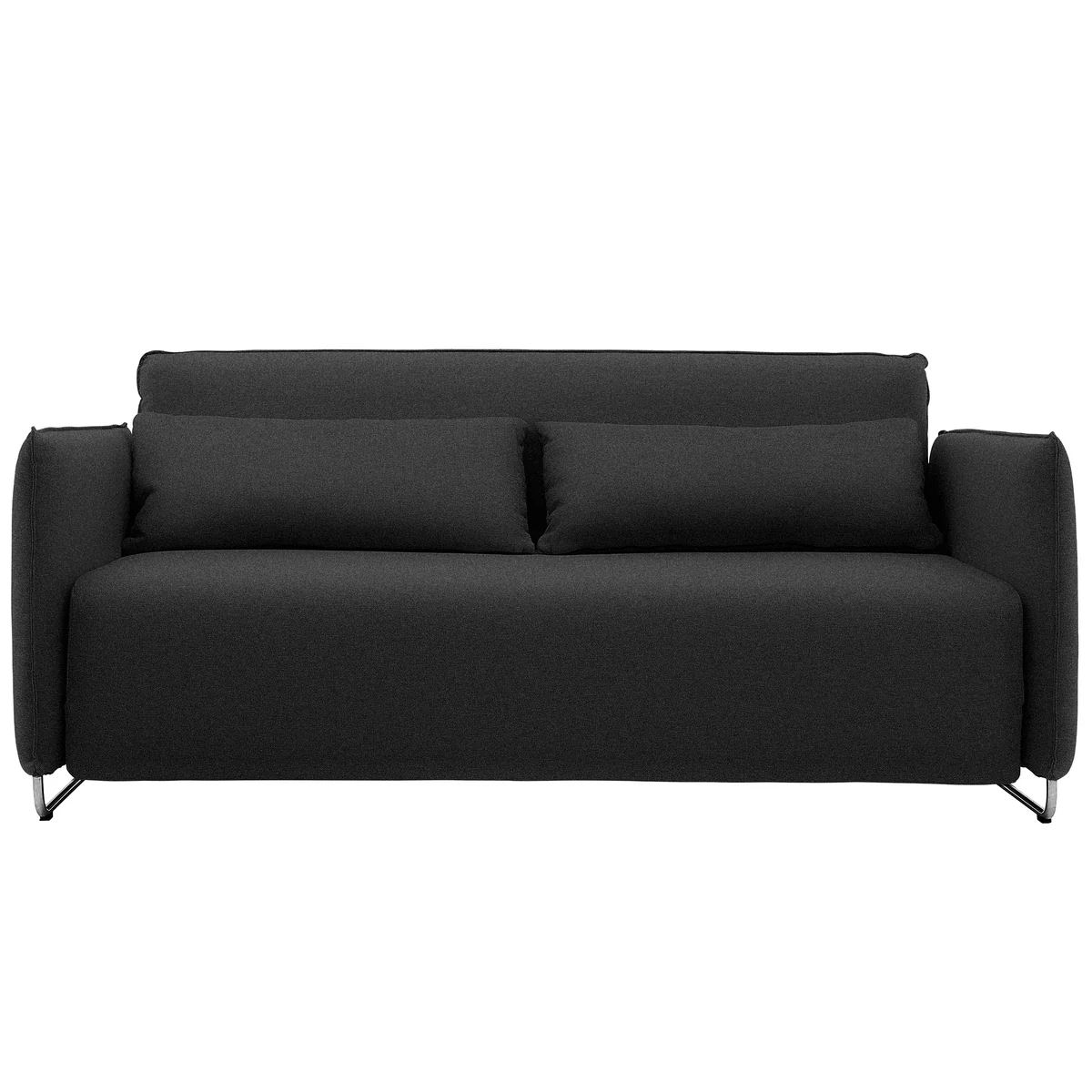 Softline - Cord Canapé-lit, feutre mélangé anthracite (610) Softline - Cord Canapé-lit, feutre mélangé anthracite (610)