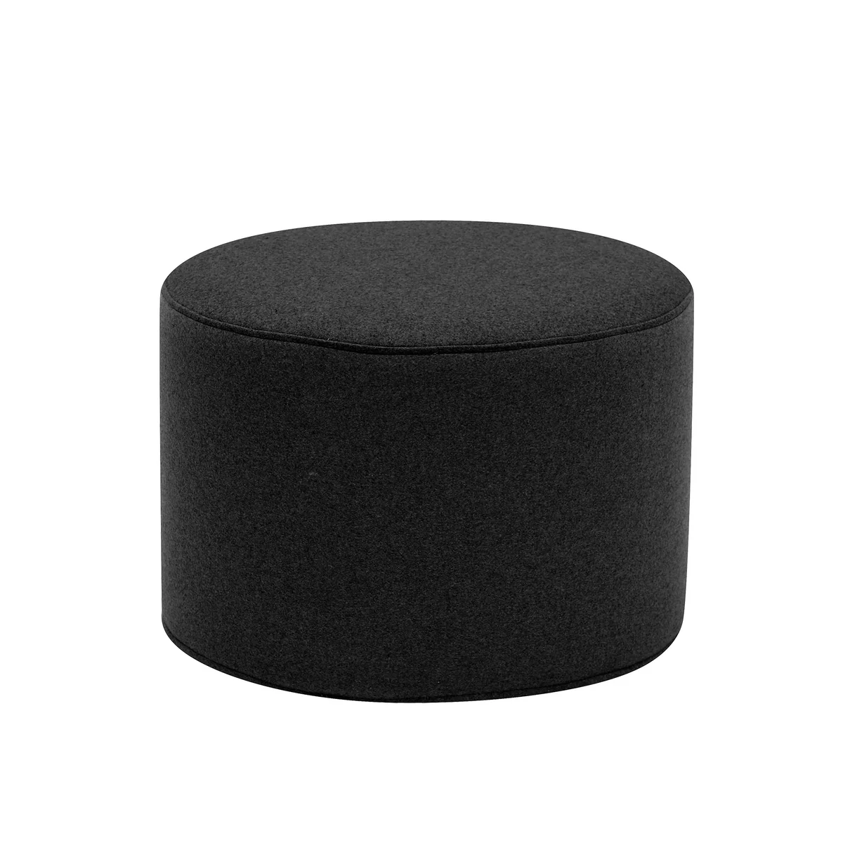 Softline - Drum tabouret / table d'appoint petit, Ø 45 x H 30 cm, feutre mélange anthracite (610) Softline - Drum tabouret / table d'appoint petit, Ø 45 x H 30 cm, feutre mélange anthracite (610)