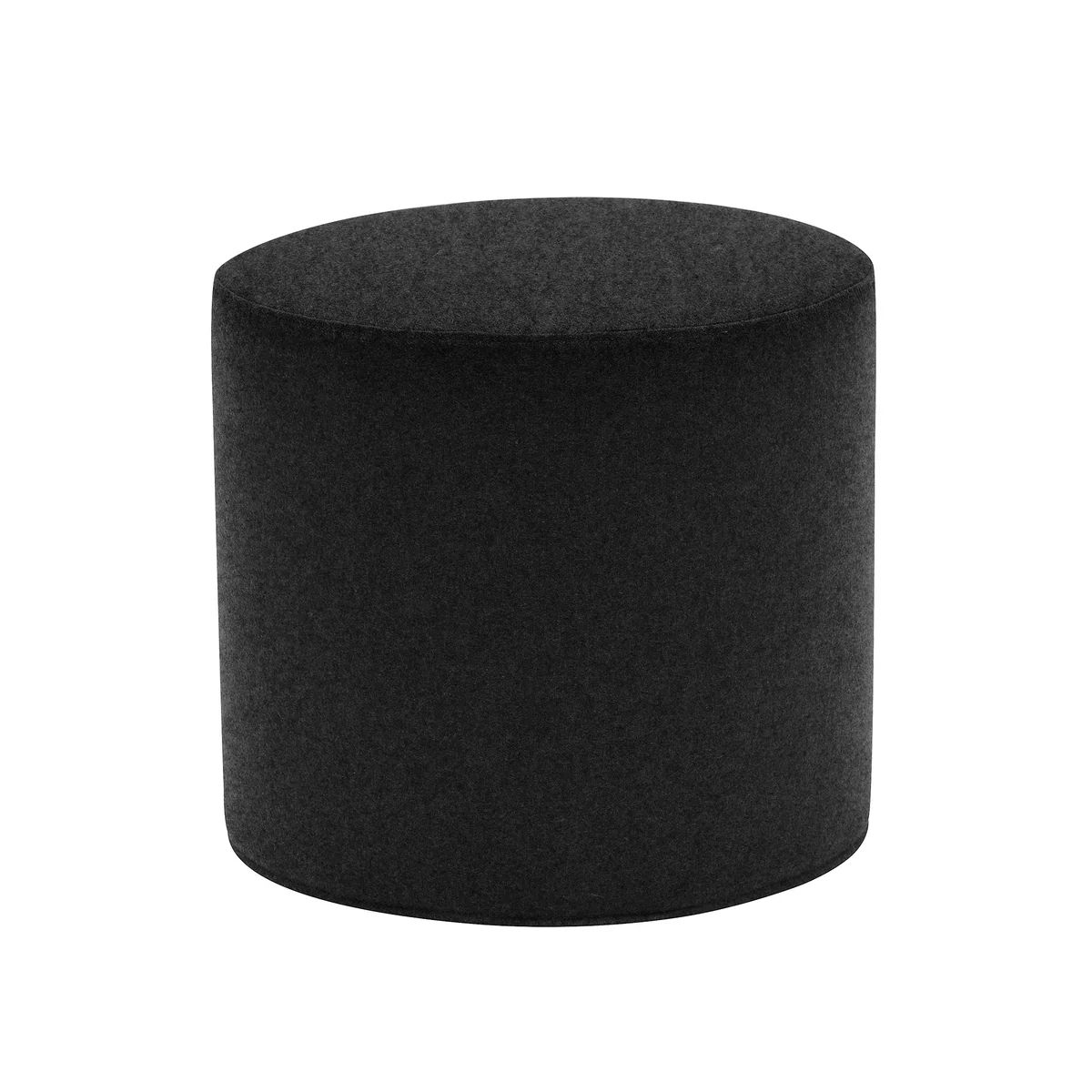 Softline - Drum tabouret / table d'appoint haut, Ø 45 x H 40 cm, feutre mélange anthracite (610) Softline - Drum tabouret / table d'appoint haut, Ø 45 x H 40 cm, feutre mélange anthracite (610)
