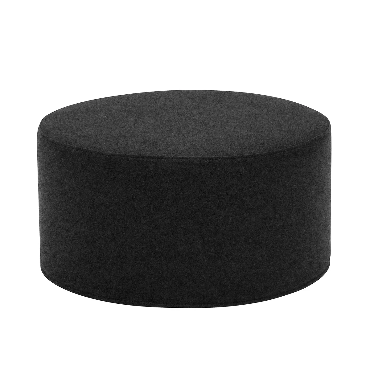 Softline - Drum tabouret / table d'appoint grand, Ø 60 x H 30 cm, feutre mélange anthracite (610) Softline - Drum tabouret / table d'appoint grand, Ø 60 x H 30 cm, feutre mélange anthracite (610)