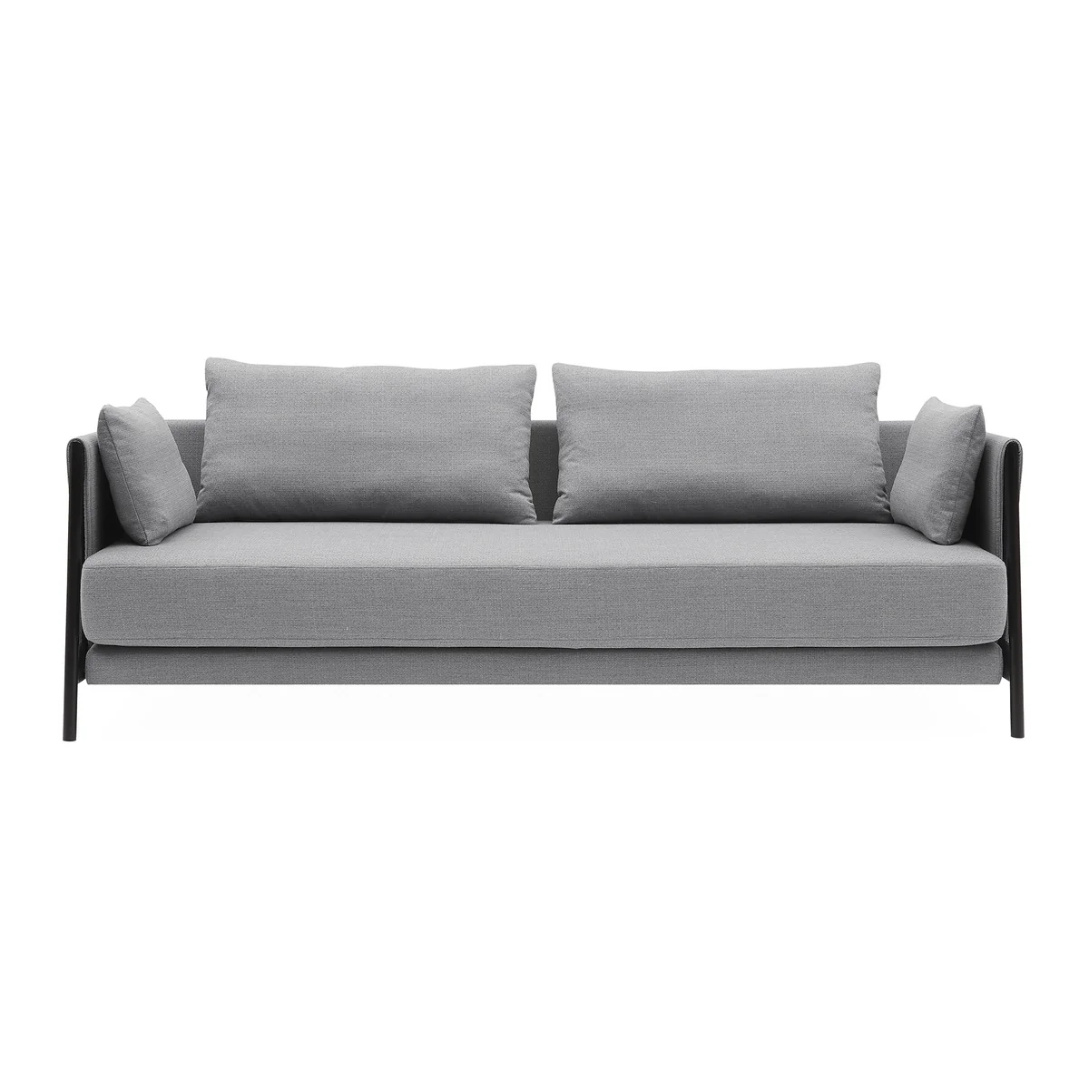 Softline - Madison Canapé-lit, noir / Vision gris clair (445) Softline - Madison Canapé-lit, noir / Vision gris clair (445)