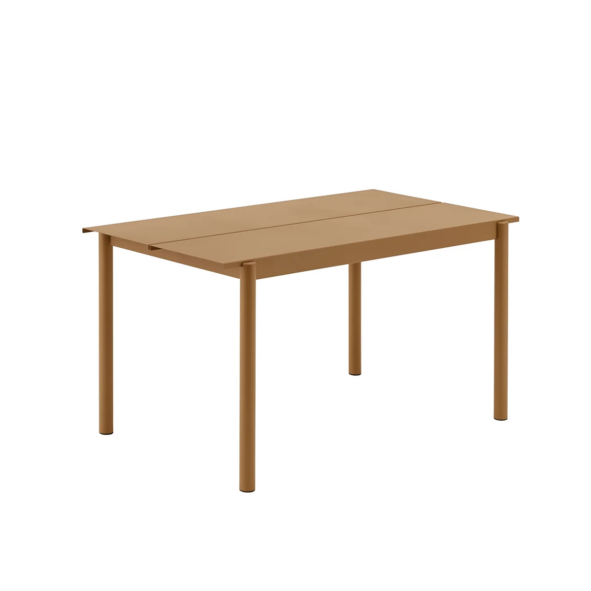 Muuto - Linear Steel Table, 140 x 75 cm, burnt orange Muuto - Linear Steel Table, 140 x 75 cm, burnt orange