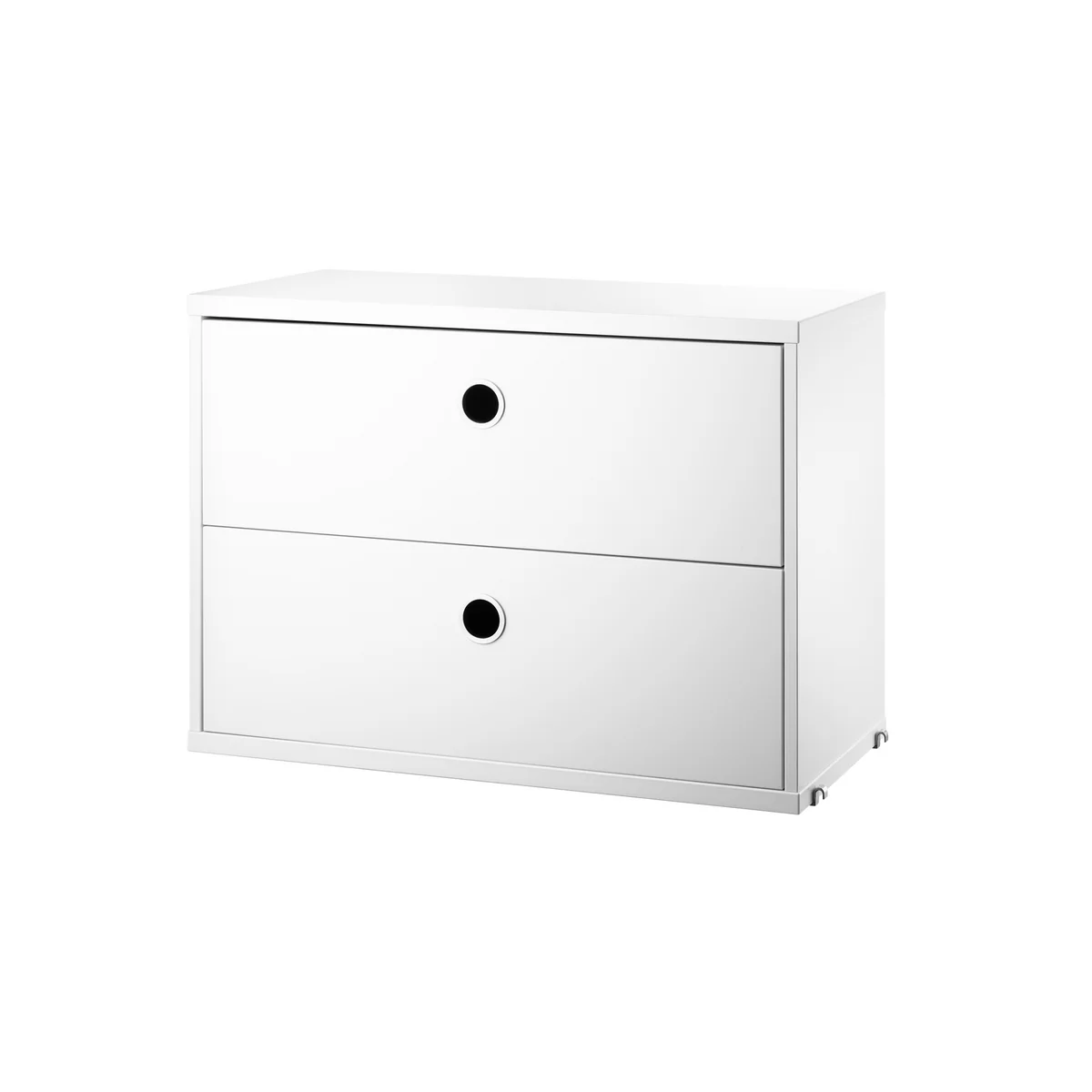 String - Module d'armoire avec tiroirs 58 x 30 cm, blanc String - Module d'armoire avec tiroirs 58 x 30 cm, blanc