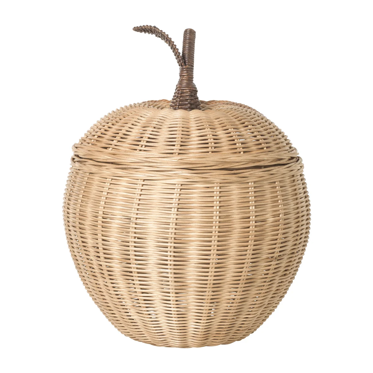 Ferm Living - Panier tressé pour pommes, ø 36,5 x h 52 cm, rotin Ferm Living - Panier tressé pour pommes, ø 36,5 x h 52 cm, rotin